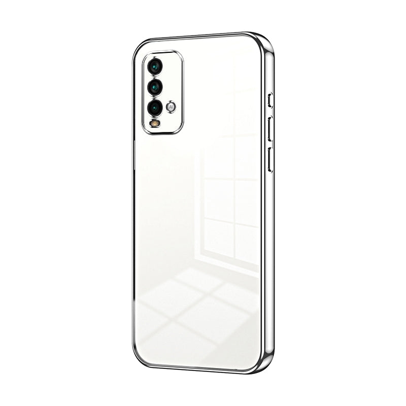 Xiaomi Redmi Note 9 4G Phone Case with Transparent Plating and Fine Hole Design: Crystal Clear & Scratch-Resistant