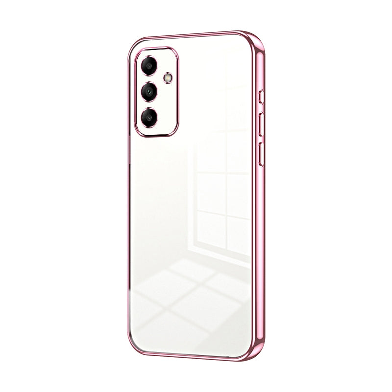 For Samsung Galaxy A05s Phone Case with Transparent Plating and Fine Hole Design: Crystal Clear & Scratch-Resistant