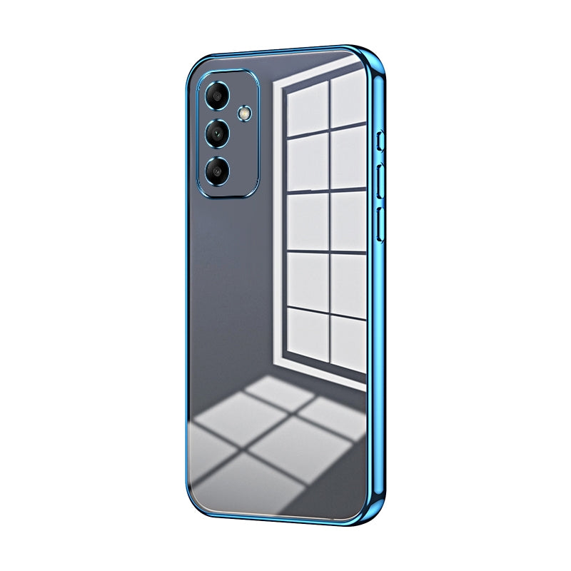 For Samsung Galaxy A05s Phone Case with Transparent Plating and Fine Hole Design: Crystal Clear & Scratch-Resistant
