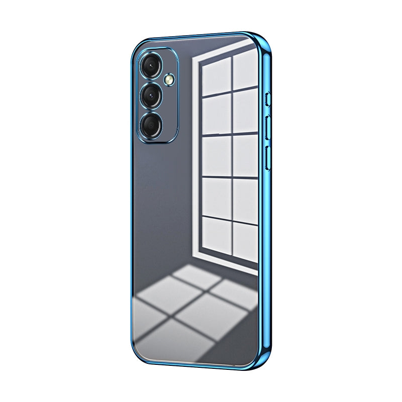 Samsung Galaxy A24 4G Phone Case with Transparent Plating and Fine Hole Design: Crystal Clear & Scratch-Resistant