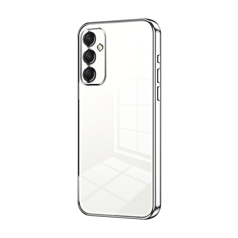 Samsung Galaxy A24 4G Phone Case with Transparent Plating and Fine Hole Design: Crystal Clear & Scratch-Resistant