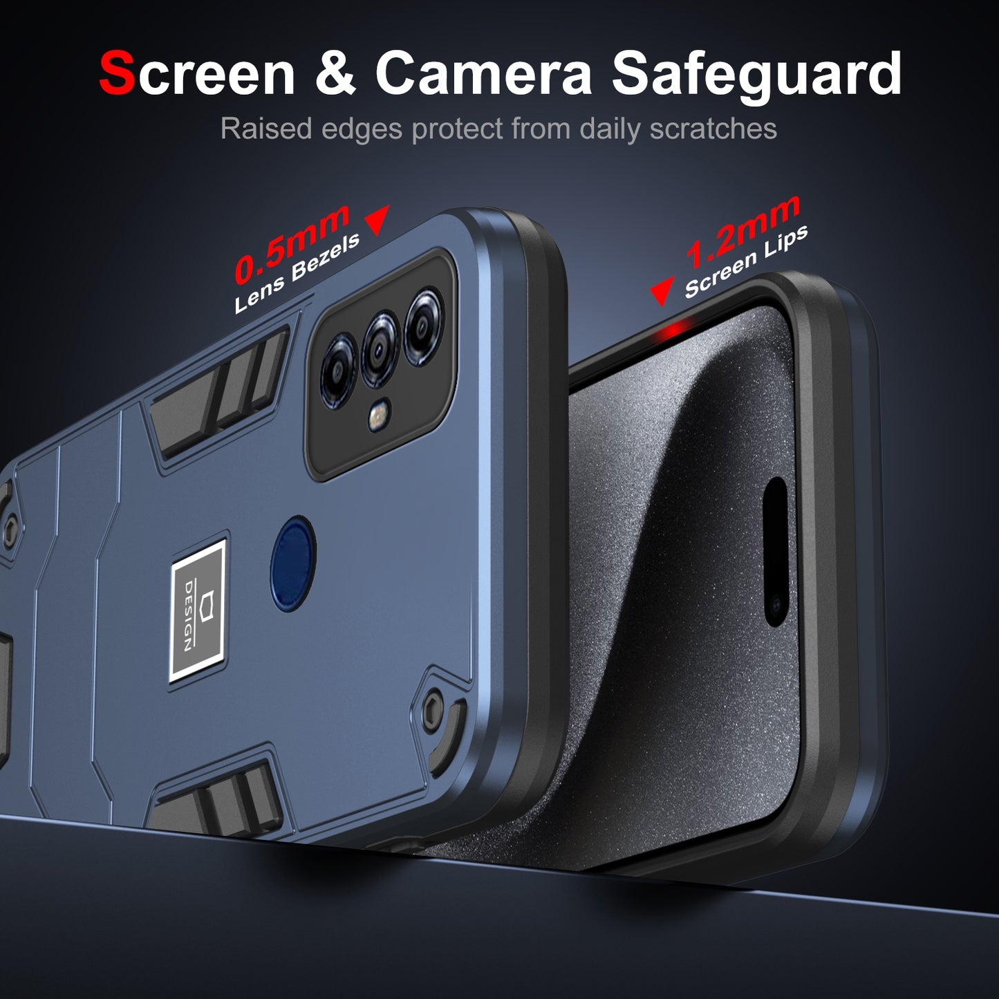 For Motorola Moto G Play 2023 Shockproof Phone Case with Dual-Layer Protection, TPU+PC Material, Durable, Stylish Design & Lightweight Structure