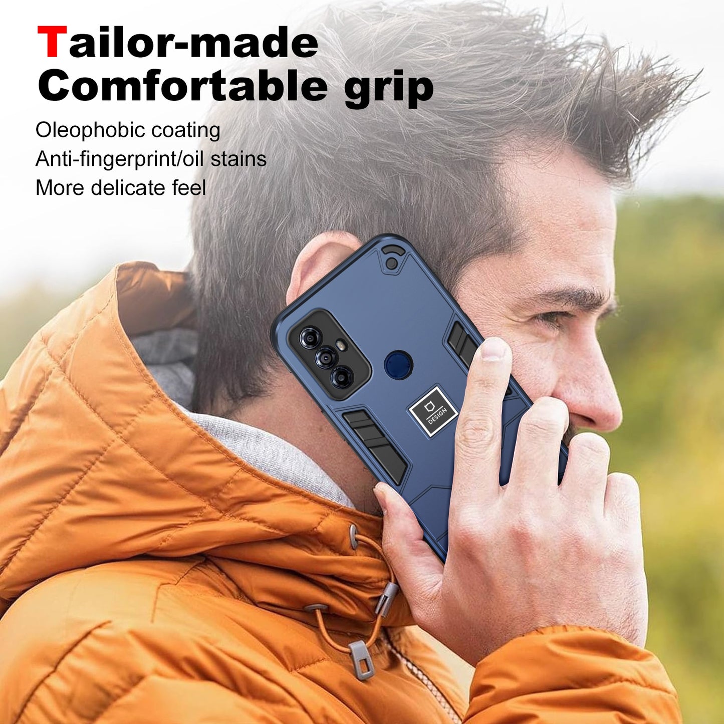 For Motorola Moto G Play 2023 Shockproof Phone Case with Dual-Layer Protection, TPU+PC Material, Durable, Stylish Design & Lightweight Structure