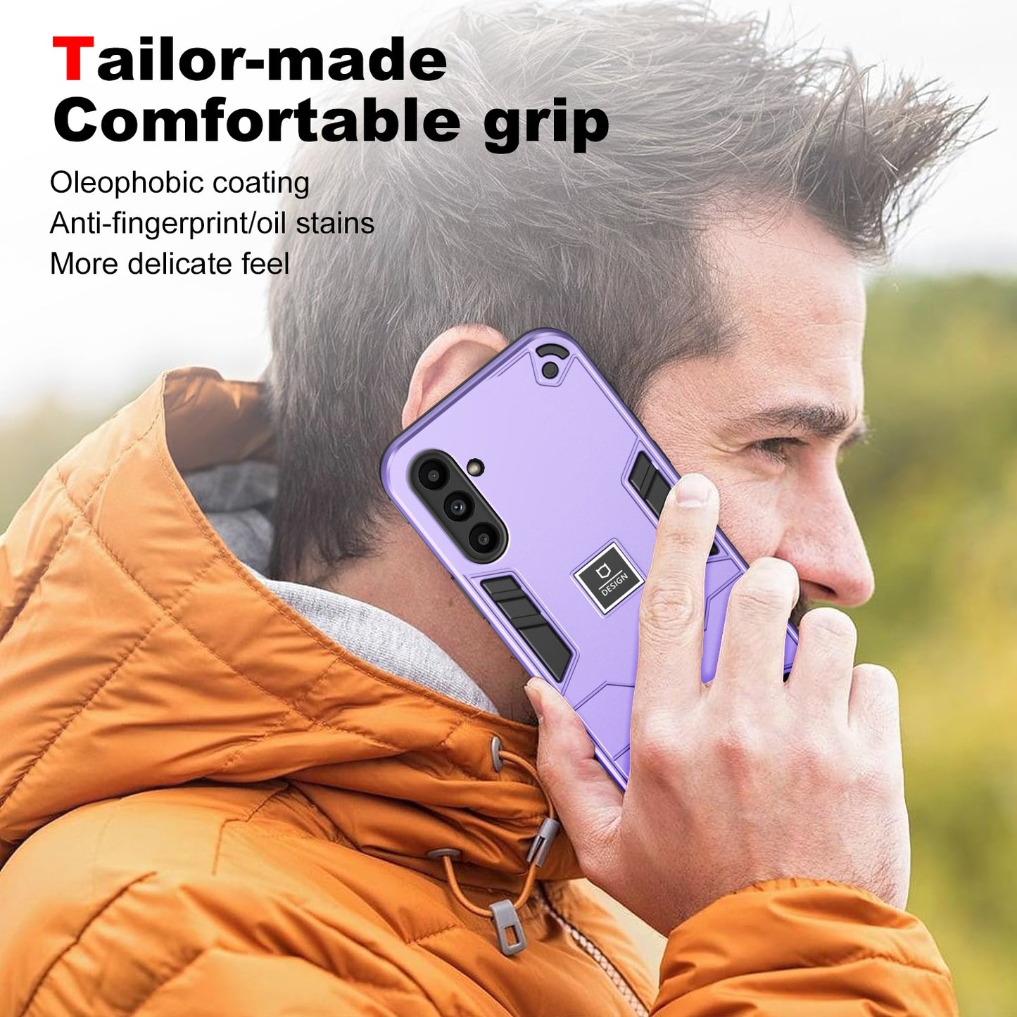 Samsung Galaxy A14 Shockproof Phone Case with Dual-Layer Protection, TPU+PC Material, Durable, Stylish Design & Lightweight Structure