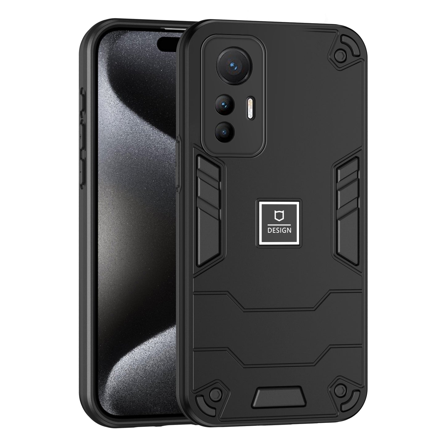 For Xiaomi 12 Lite Shockproof Phone Case with Dual-Layer Protection, TPU+PC Material, Durable, Stylish Design & Lightweight Structure