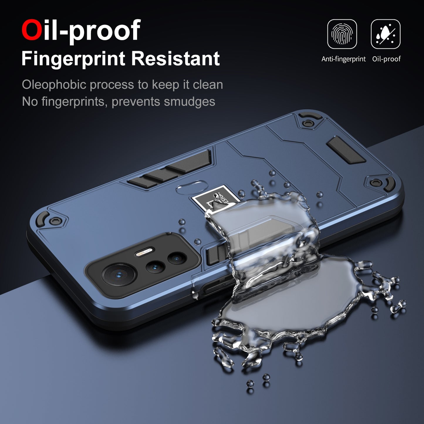 For Xiaomi 12 Lite Shockproof Phone Case with Dual-Layer Protection, TPU+PC Material, Durable, Stylish Design & Lightweight Structure