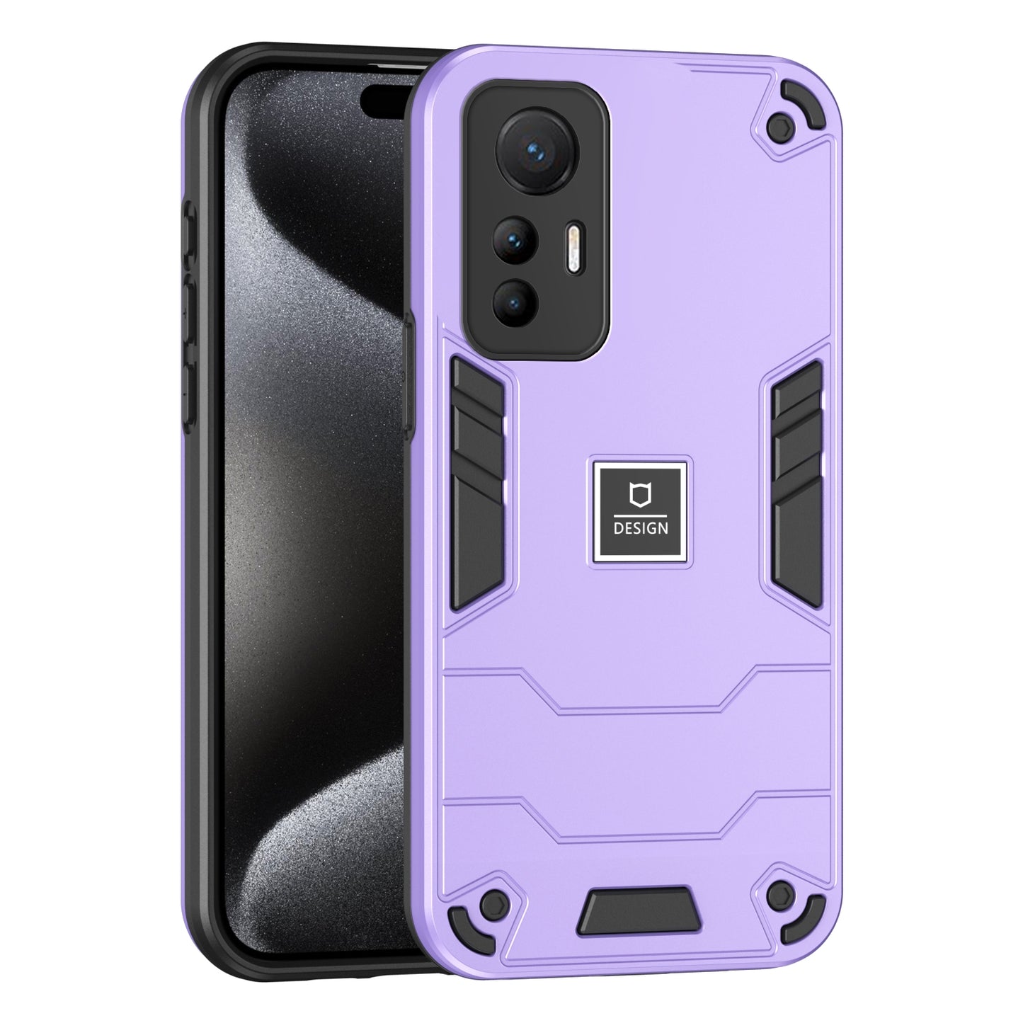 For Xiaomi 12 Lite Shockproof Phone Case with Dual-Layer Protection, TPU+PC Material, Durable, Stylish Design & Lightweight Structure