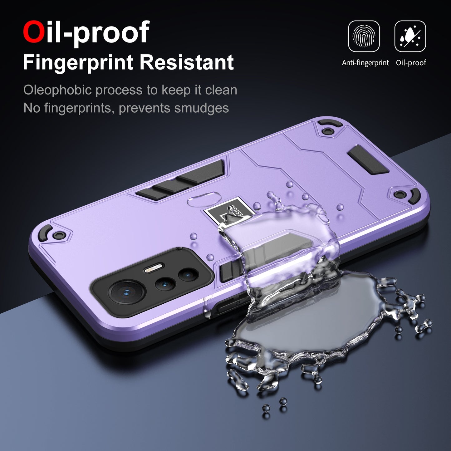 For Xiaomi 12 Lite Shockproof Phone Case with Dual-Layer Protection, TPU+PC Material, Durable, Stylish Design & Lightweight Structure