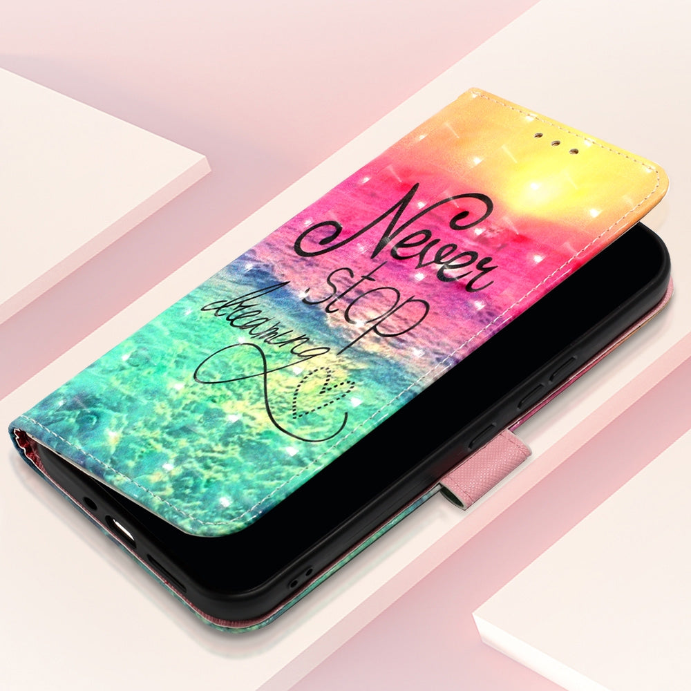 Xiaomi Redmi Note 13 Pro+ 5G Leather Flip Phone Case with 3D Painted Design, Card Holder, Wallet & Stand Function - Durable Protection & Easy Access
