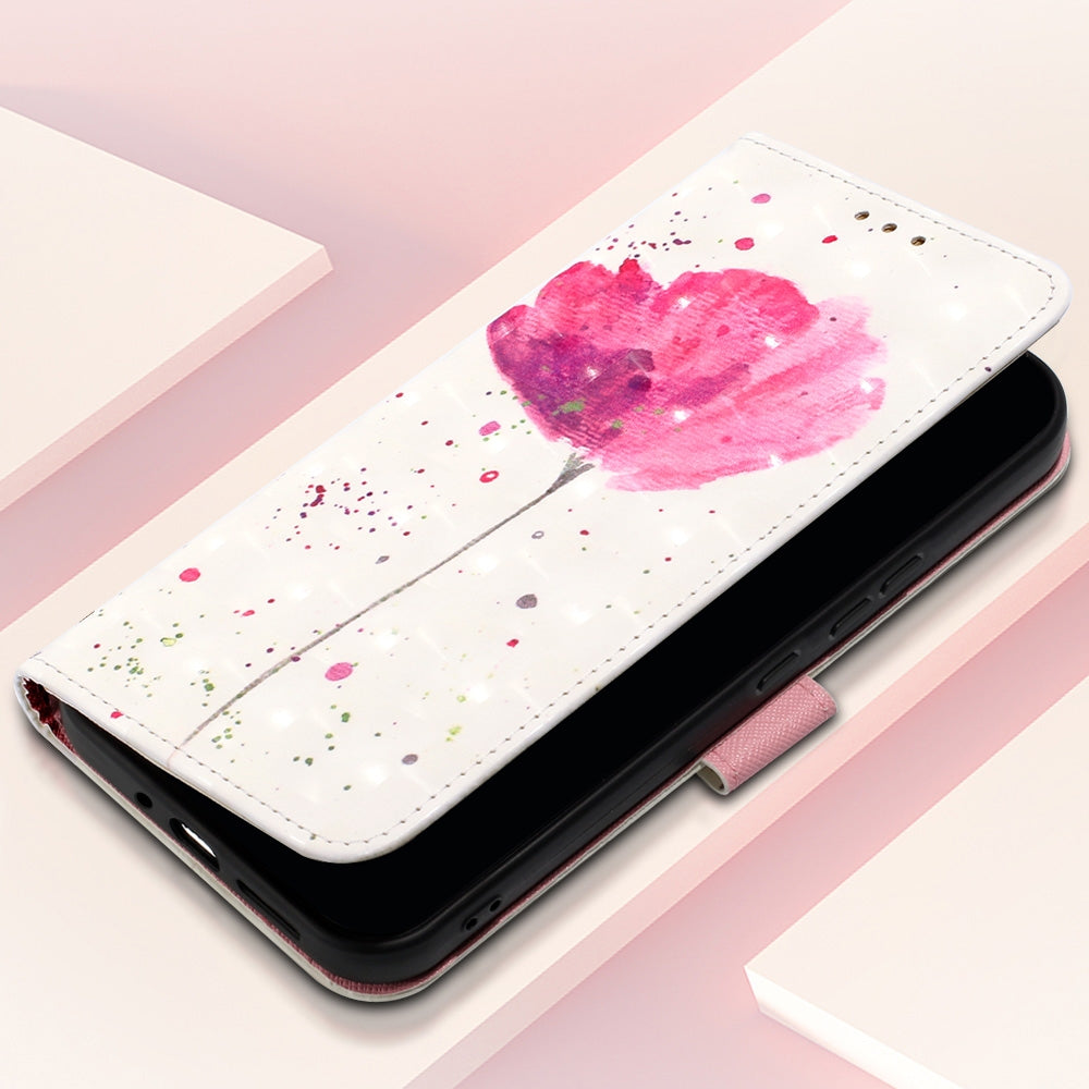Xiaomi Redmi Note 13 Pro+ 5G Leather Flip Phone Case with 3D Painted Design, Card Holder, Wallet & Stand Function - Durable Protection & Easy Access