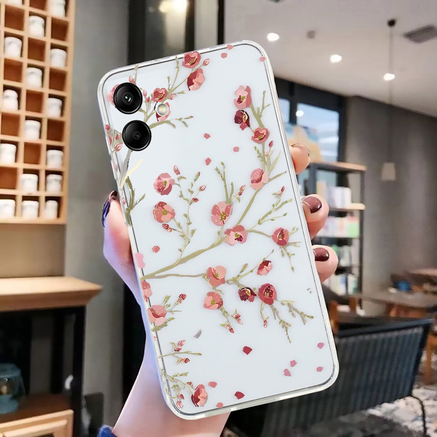 Samsung Galaxy A05 TPU Phone Case - Artistic Butterfly, Floral, and Cat Designs with Full Protection & Precise Cutouts