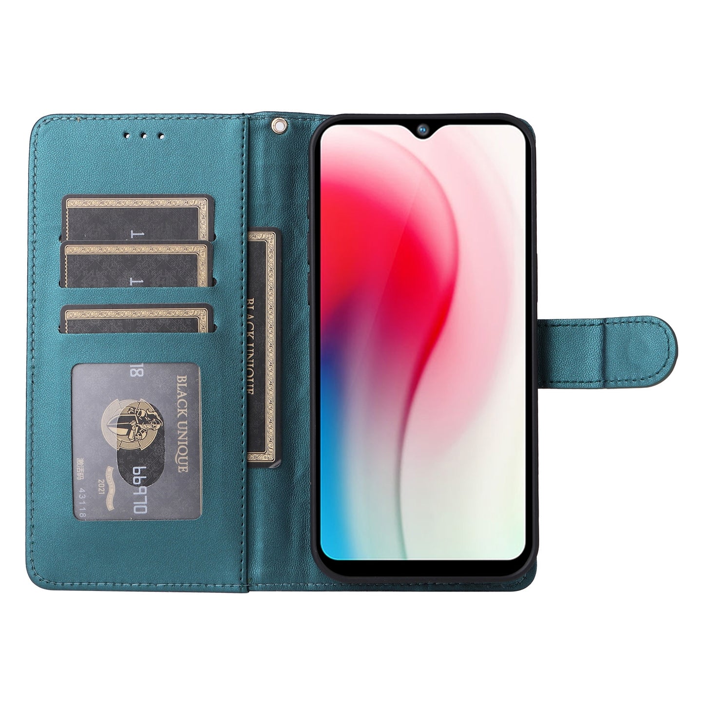 vivo Y3 / Y17 Diamond Lattice Leather Flip Phone Case - Durable and Convenient Holder with Precision Cutouts