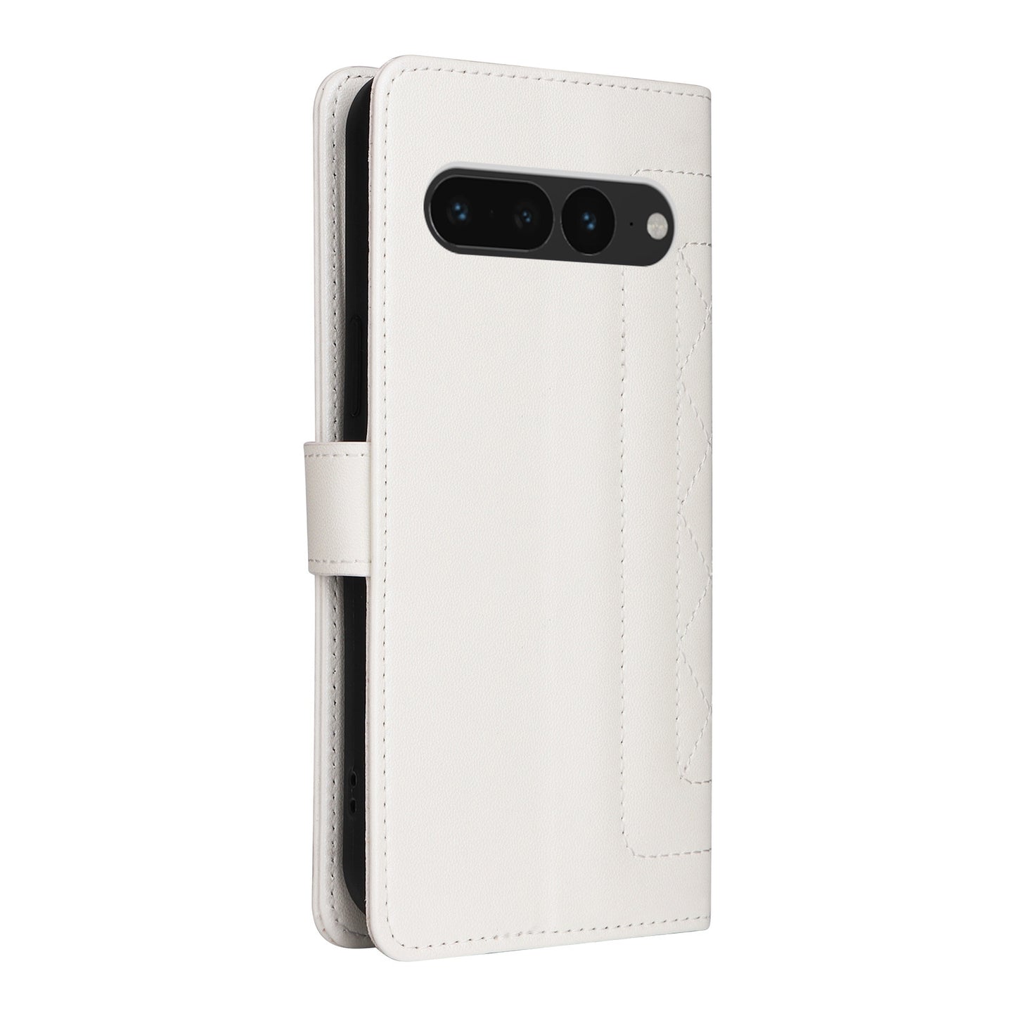 Google Pixel 7 Pro Diamond Lattice Leather Flip Phone Case - Durable and Convenient Holder with Precision Cutouts