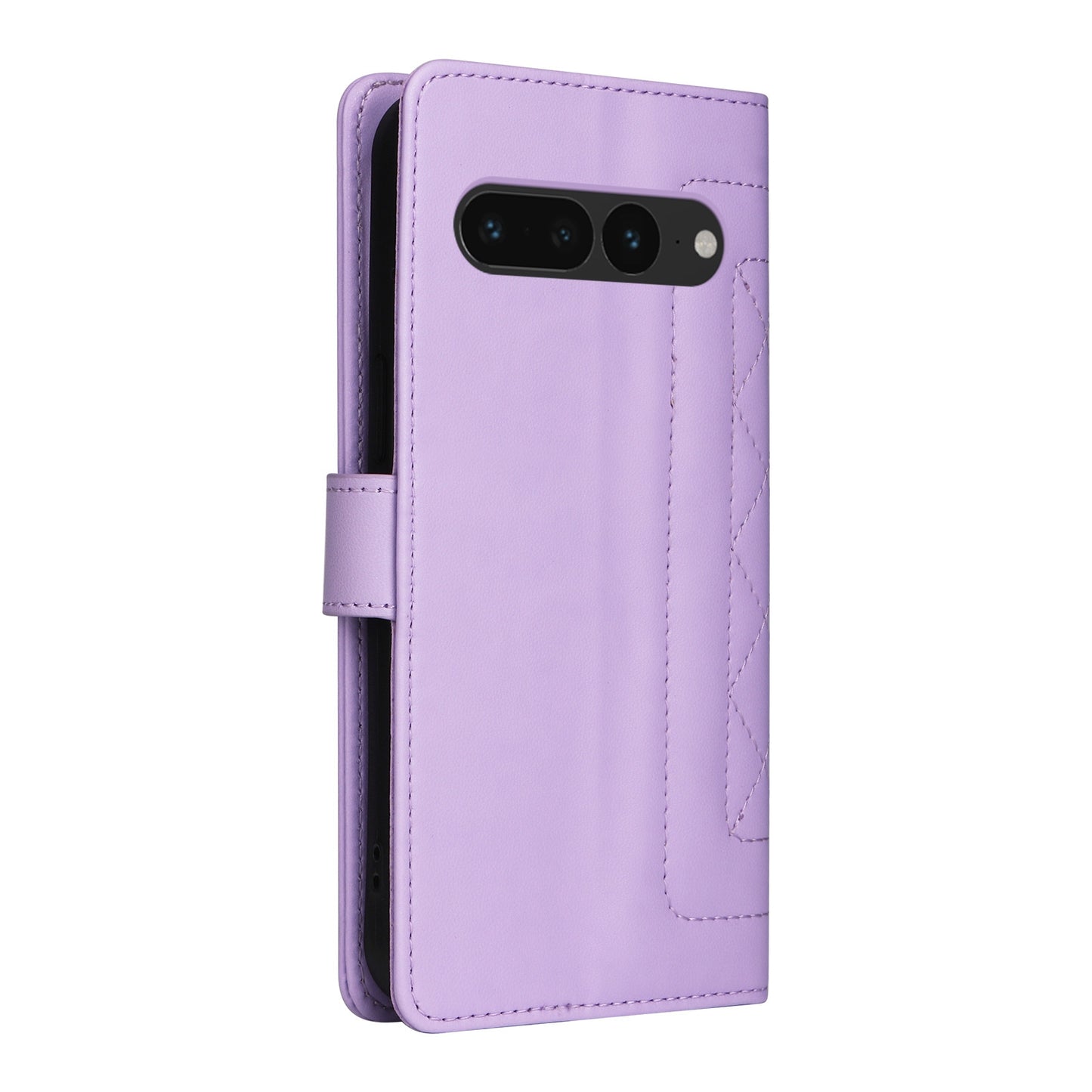 Google Pixel 7 Pro Diamond Lattice Leather Flip Phone Case - Durable and Convenient Holder with Precision Cutouts
