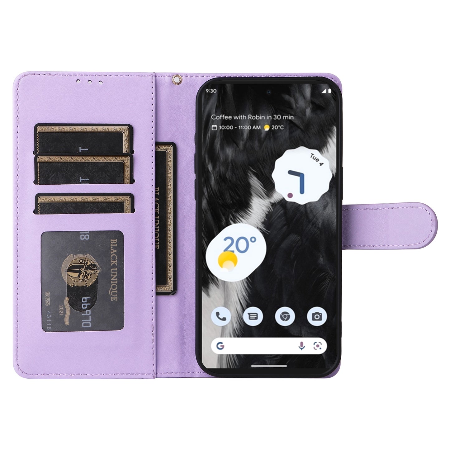 Google Pixel 7 Pro Diamond Lattice Leather Flip Phone Case - Durable and Convenient Holder with Precision Cutouts