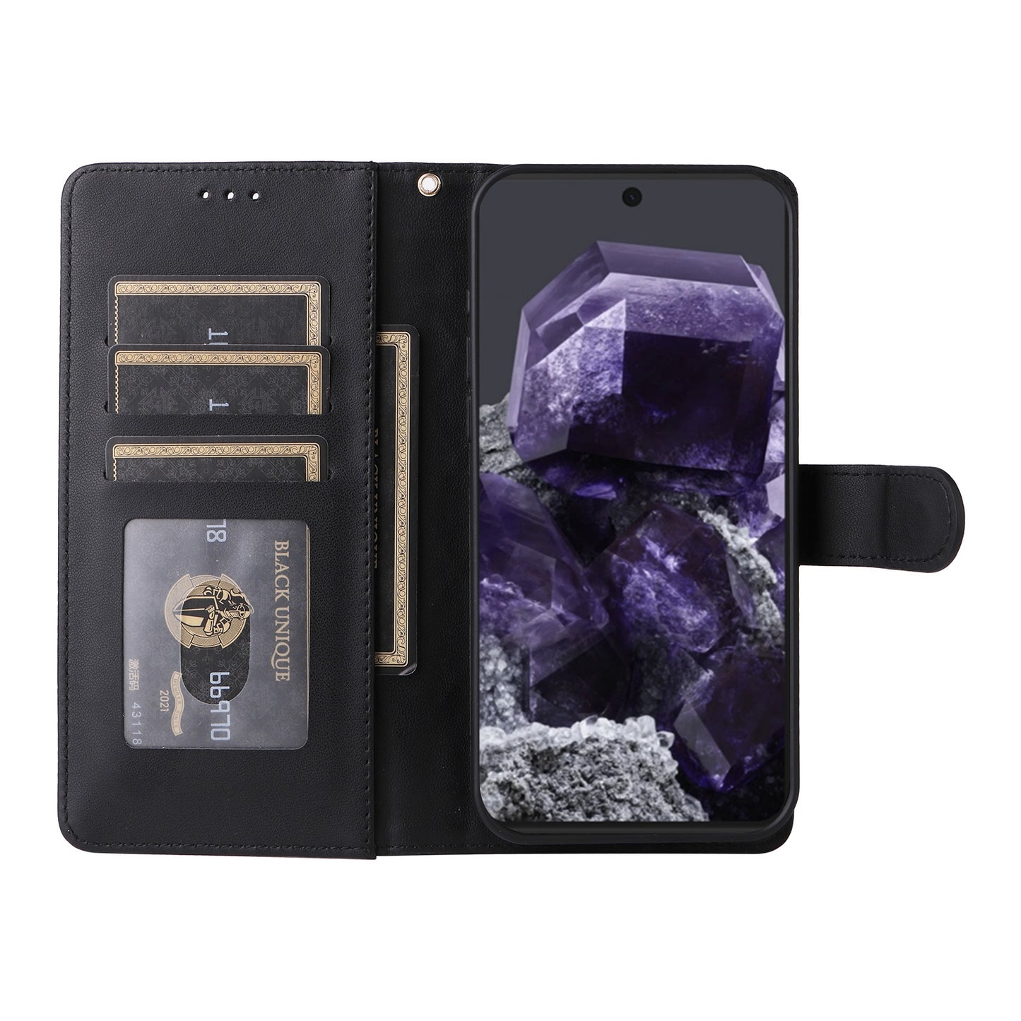 Google Pixel 8 Diamond Lattice Leather Flip Phone Case - Durable and Convenient Holder with Precision Cutouts