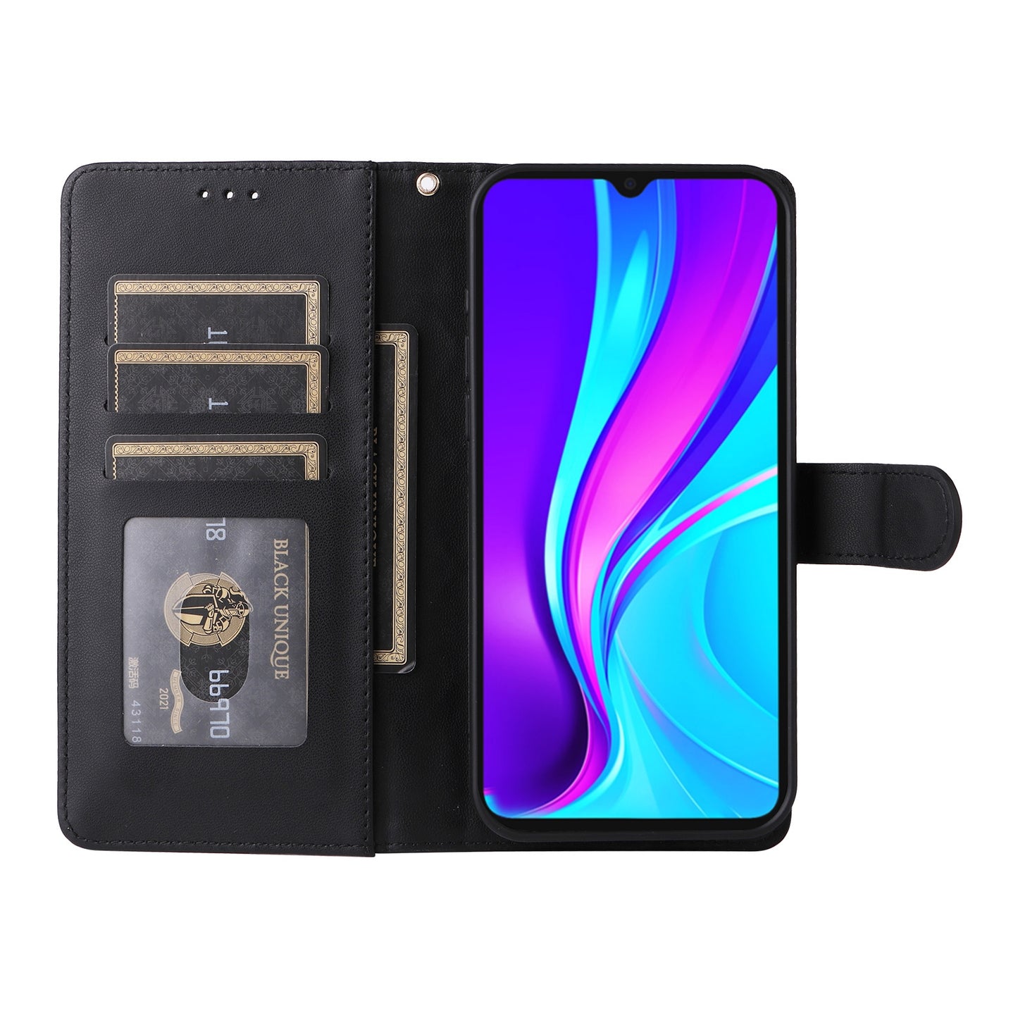 Xiaomi Redmi 9C Diamond Lattice Leather Flip Phone Case - Durable and Convenient Holder with Precision Cutouts