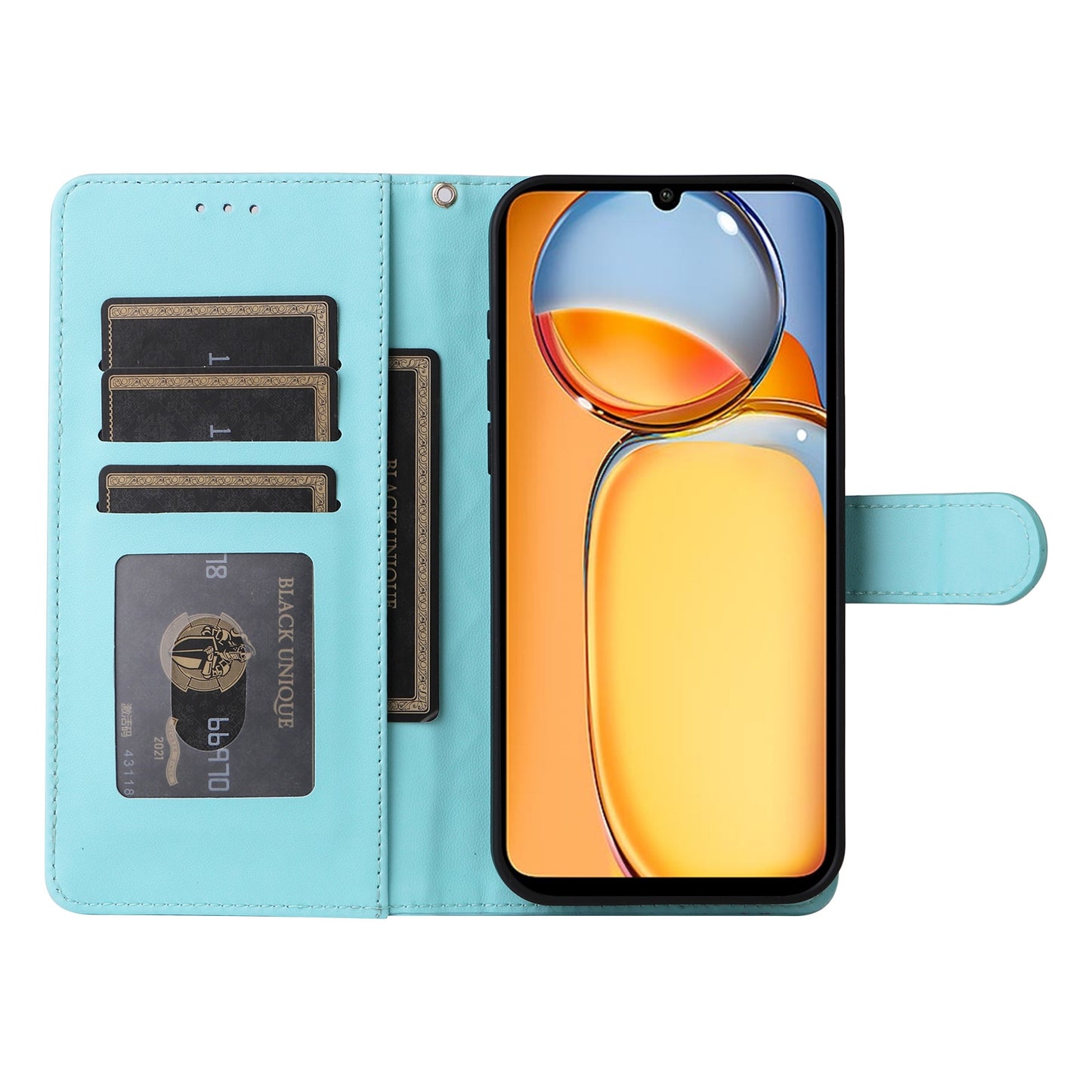 Xiaomi Redmi 13C Diamond Lattice Leather Flip Phone Case - Durable and Convenient Holder with Precision Cutouts