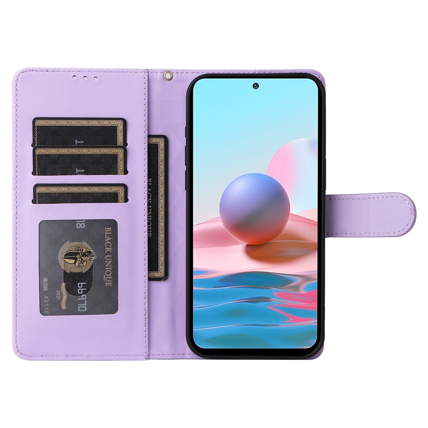 Xiaomi Redmi Note 10 Diamond Lattice Leather Flip Phone Case - Durable and Convenient Holder with Precision Cutouts