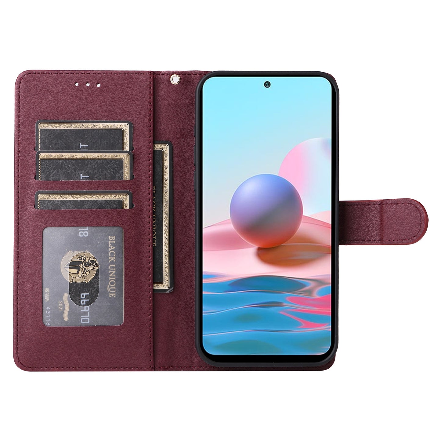 Xiaomi Redmi Note 10 Diamond Lattice Leather Flip Phone Case - Durable and Convenient Holder with Precision Cutouts