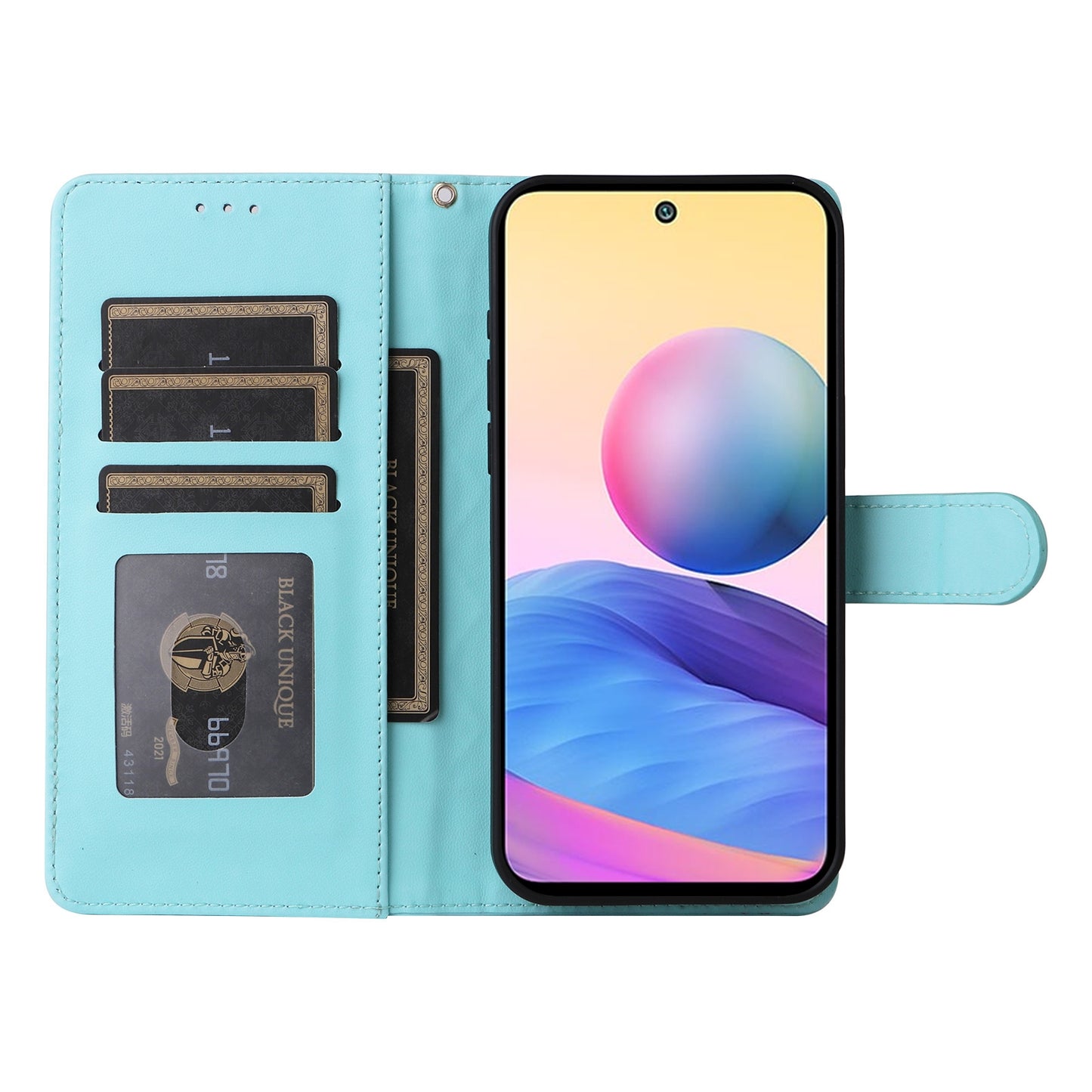 Xiaomi Redmi Note 10 5G Diamond Lattice Leather Flip Phone Case - Durable and Convenient Holder with Precision Cutouts