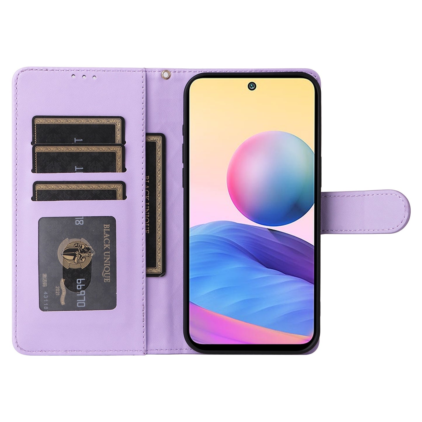 Xiaomi Redmi Note 10 5G Diamond Lattice Leather Flip Phone Case - Durable and Convenient Holder with Precision Cutouts