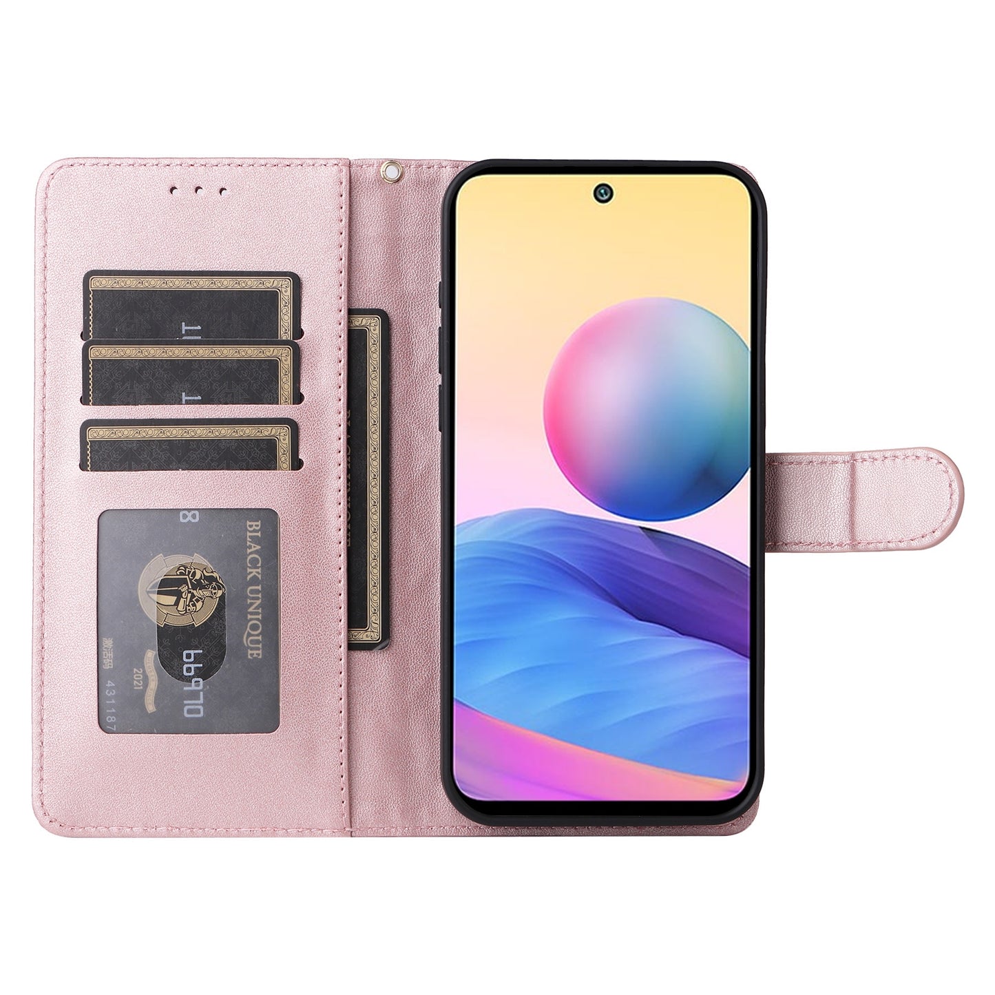 Xiaomi Redmi Note 10 5G Diamond Lattice Leather Flip Phone Case - Durable and Convenient Holder with Precision Cutouts