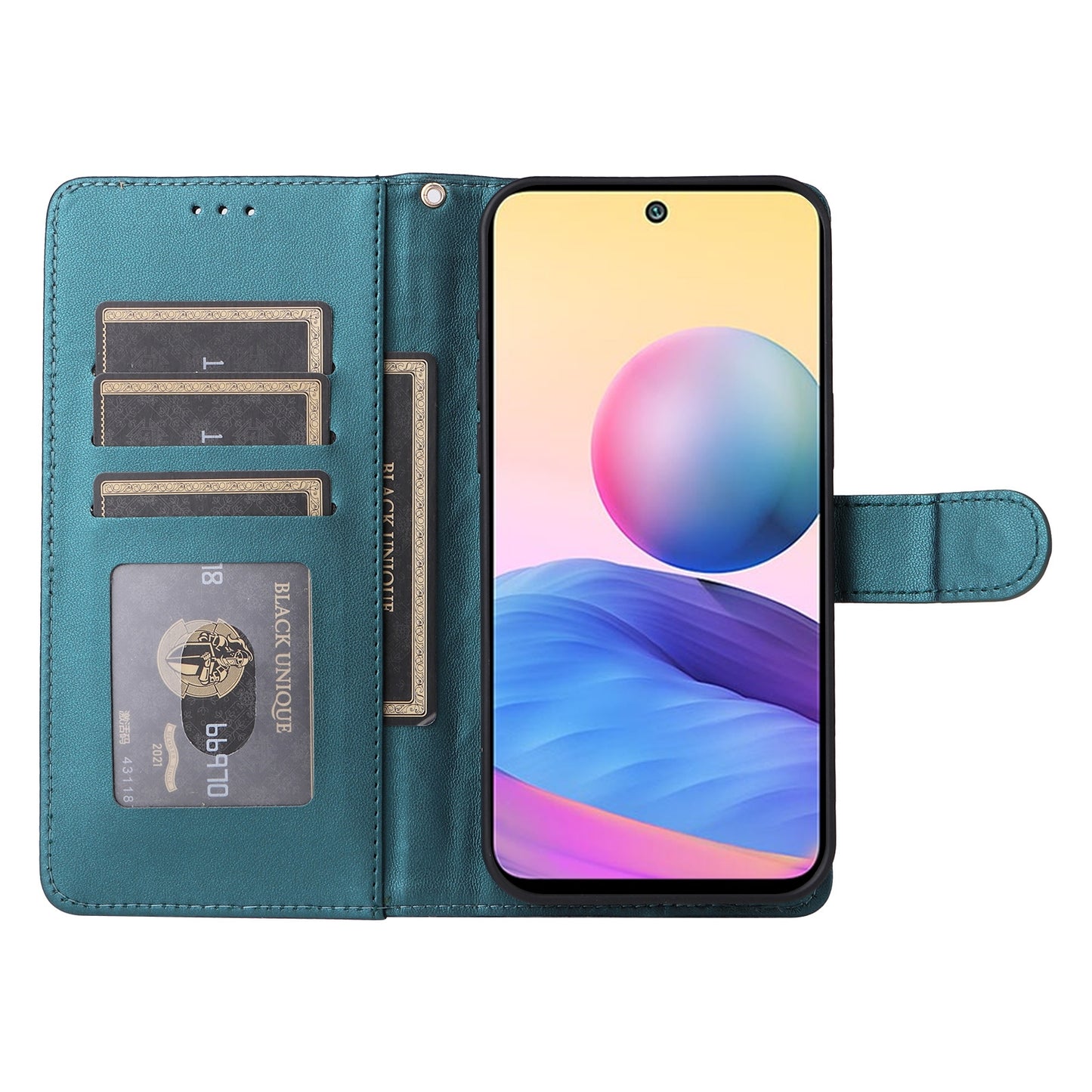 Xiaomi Redmi Note 10 5G Diamond Lattice Leather Flip Phone Case - Durable and Convenient Holder with Precision Cutouts