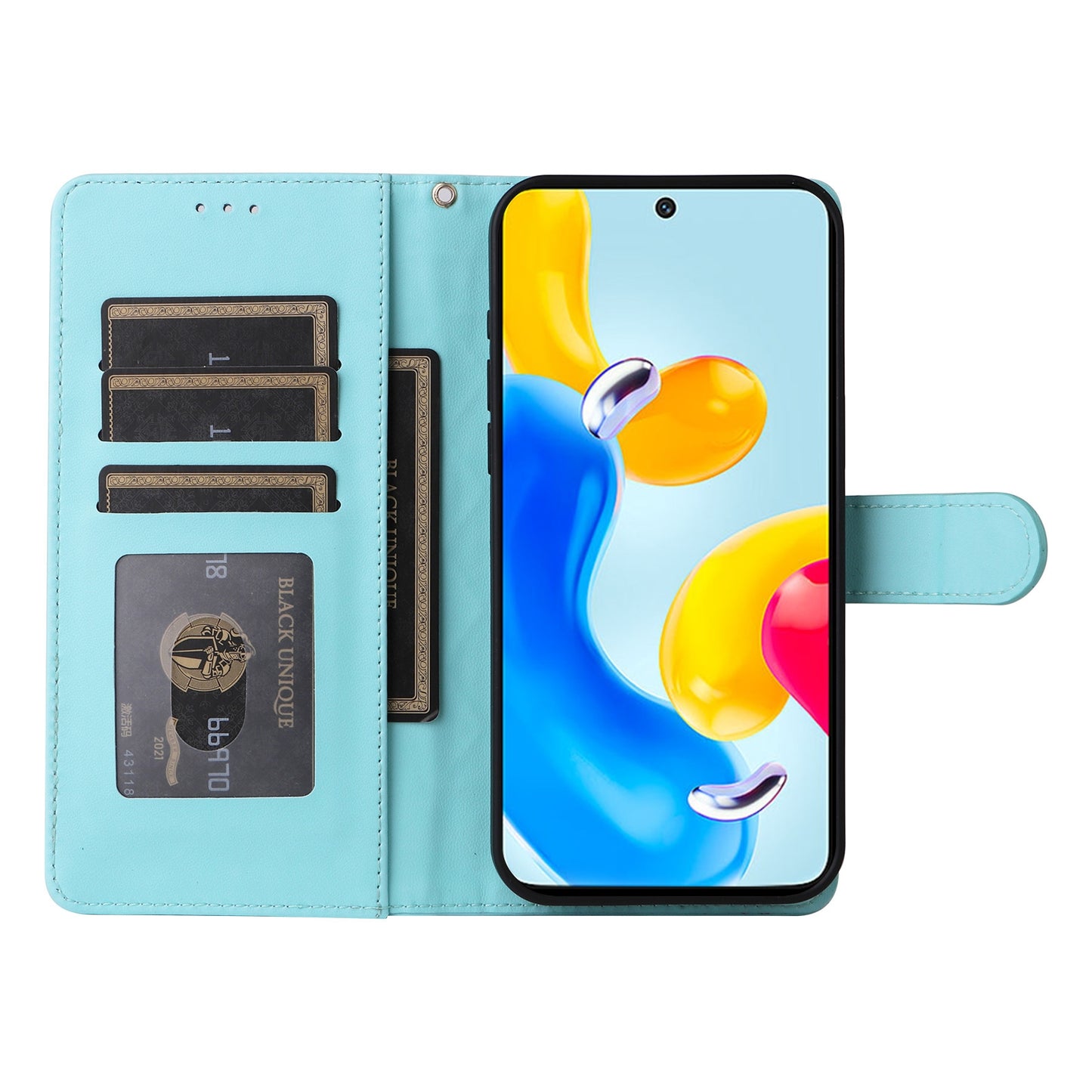 Xiaomi Redmi Note 11 5G Diamond Lattice Leather Flip Phone Case - Durable and Convenient Holder with Precision Cutouts