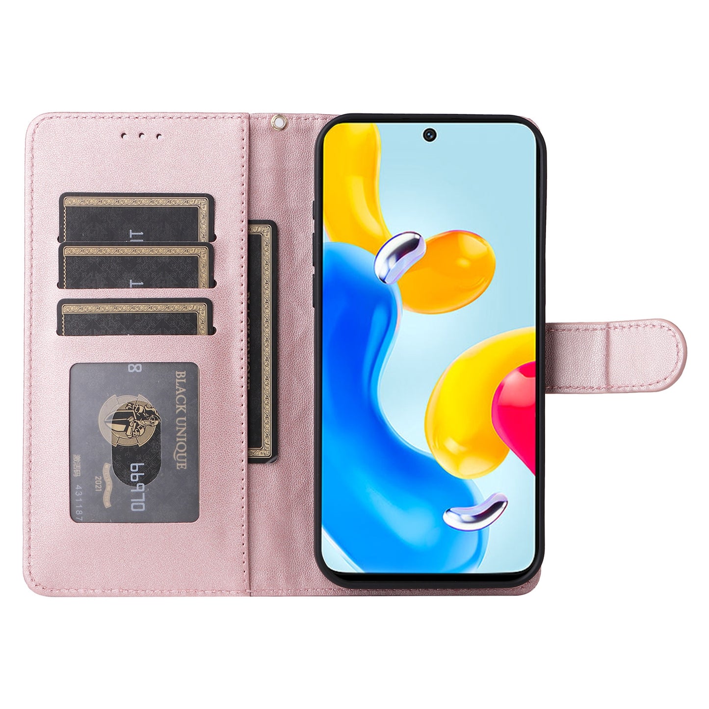 Xiaomi Redmi Note 11 5G Diamond Lattice Leather Flip Phone Case - Durable and Convenient Holder with Precision Cutouts