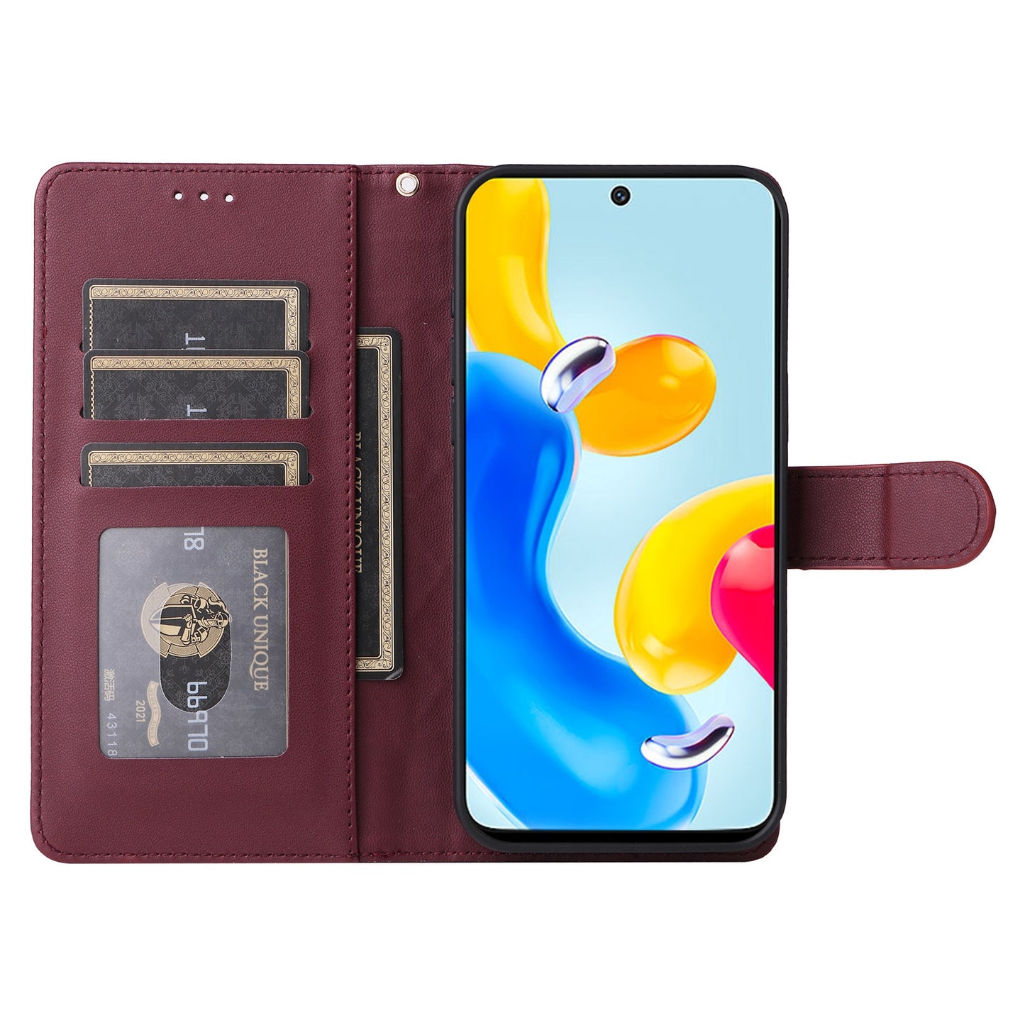 Xiaomi Redmi Note 11 5G Diamond Lattice Leather Flip Phone Case - Durable and Convenient Holder with Precision Cutouts