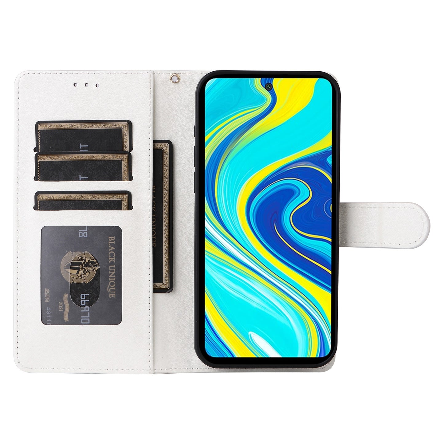 Xiaomi Redmi Note 9s Diamond Lattice Leather Flip Phone Case - Durable and Convenient Holder with Precision Cutouts