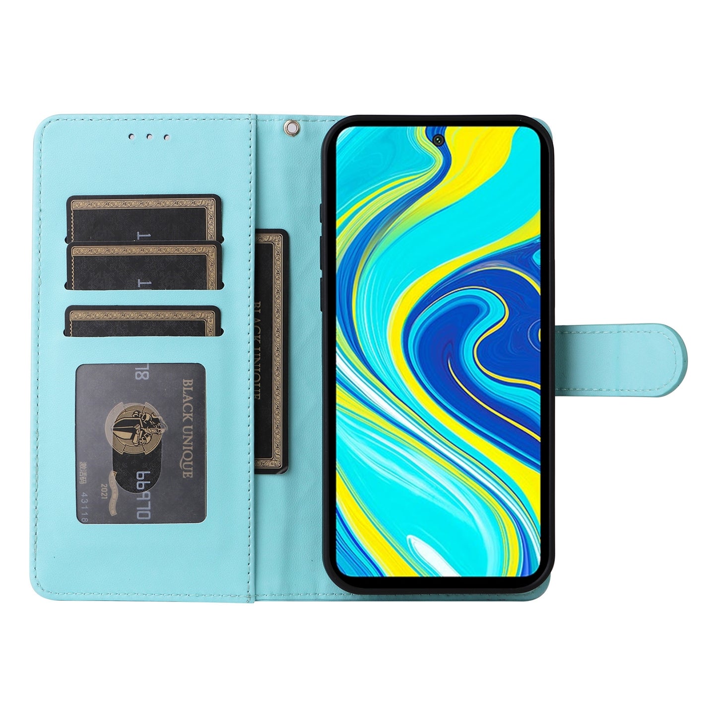 Xiaomi Redmi Note 9s Diamond Lattice Leather Flip Phone Case - Durable and Convenient Holder with Precision Cutouts