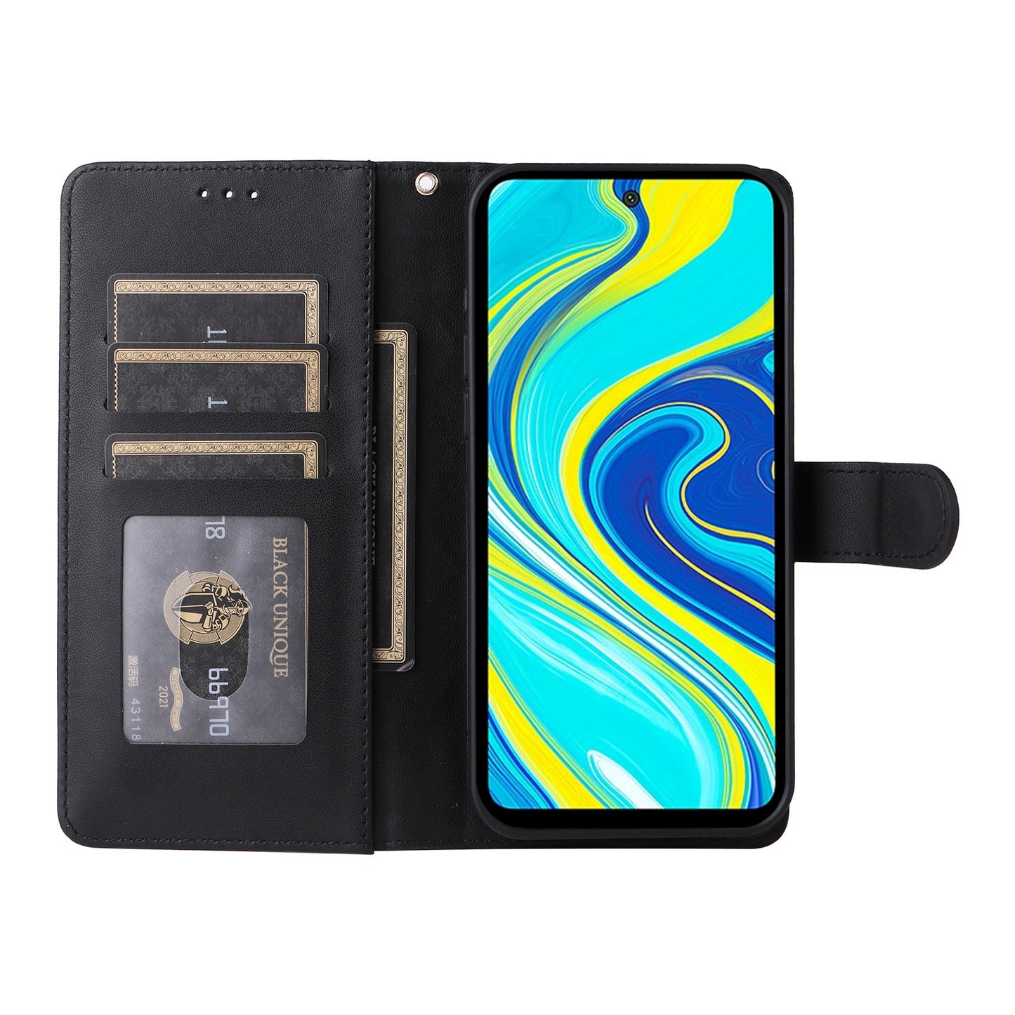 Xiaomi Redmi Note 9s Diamond Lattice Leather Flip Phone Case - Durable and Convenient Holder with Precision Cutouts