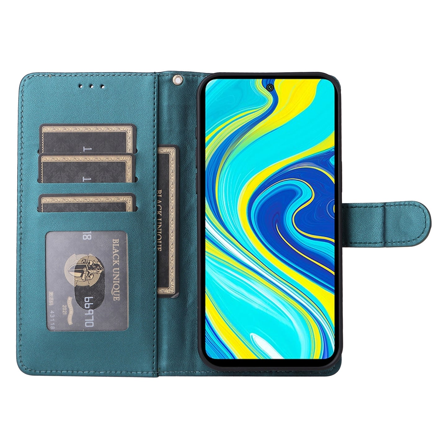 Xiaomi Redmi Note 9s Diamond Lattice Leather Flip Phone Case - Durable and Convenient Holder with Precision Cutouts