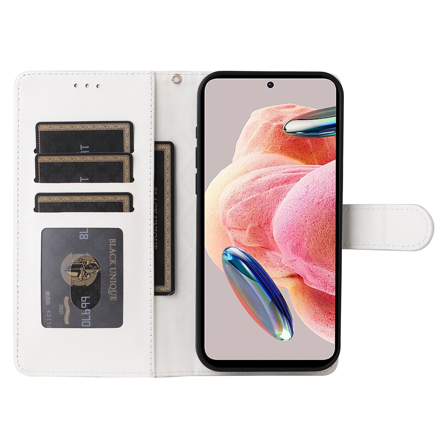 Xiaomi Redmi Note 12 4G Diamond Lattice Leather Flip Phone Case - Durable and Convenient Holder with Precision Cutouts