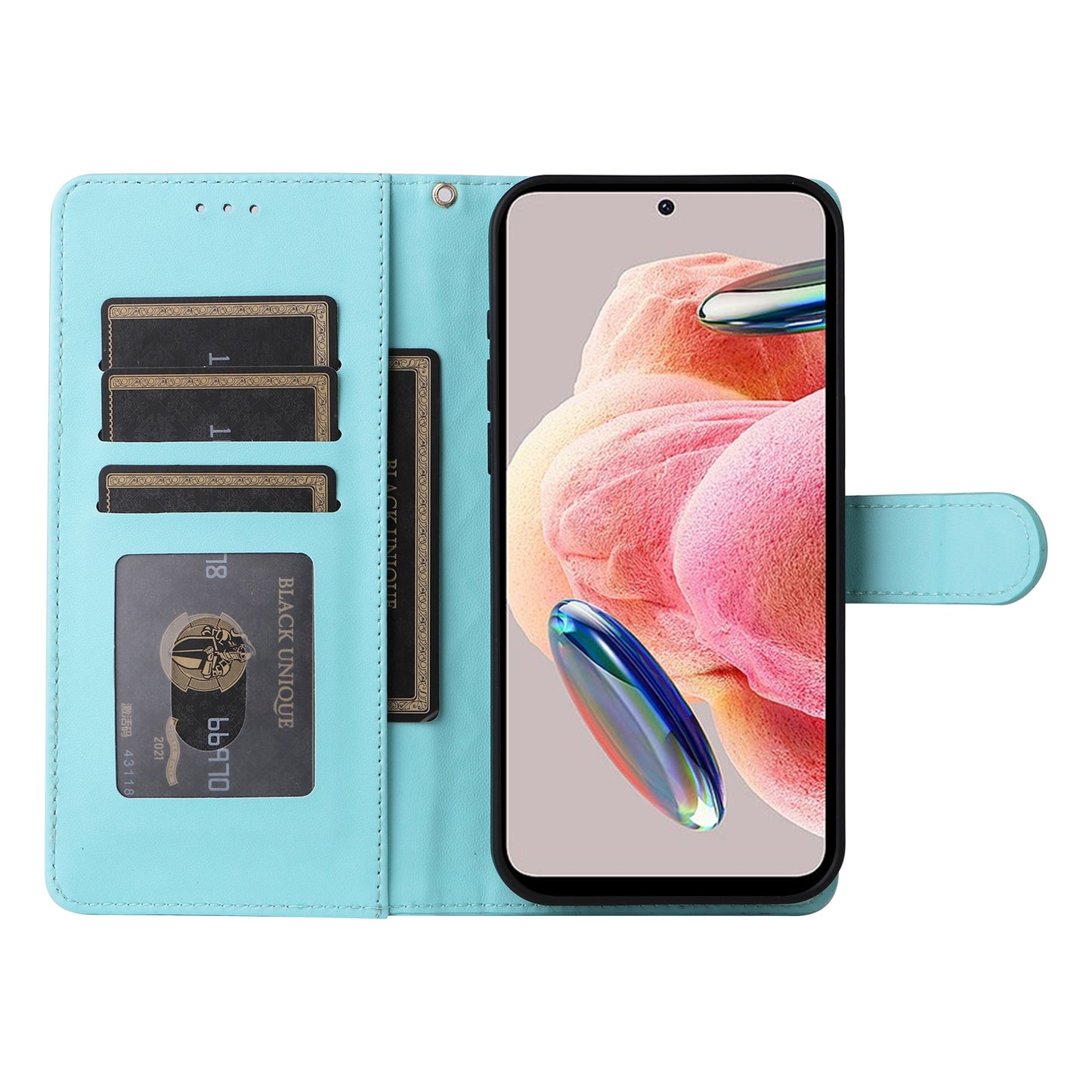 Xiaomi Redmi Note 12 4G Diamond Lattice Leather Flip Phone Case - Durable and Convenient Holder with Precision Cutouts