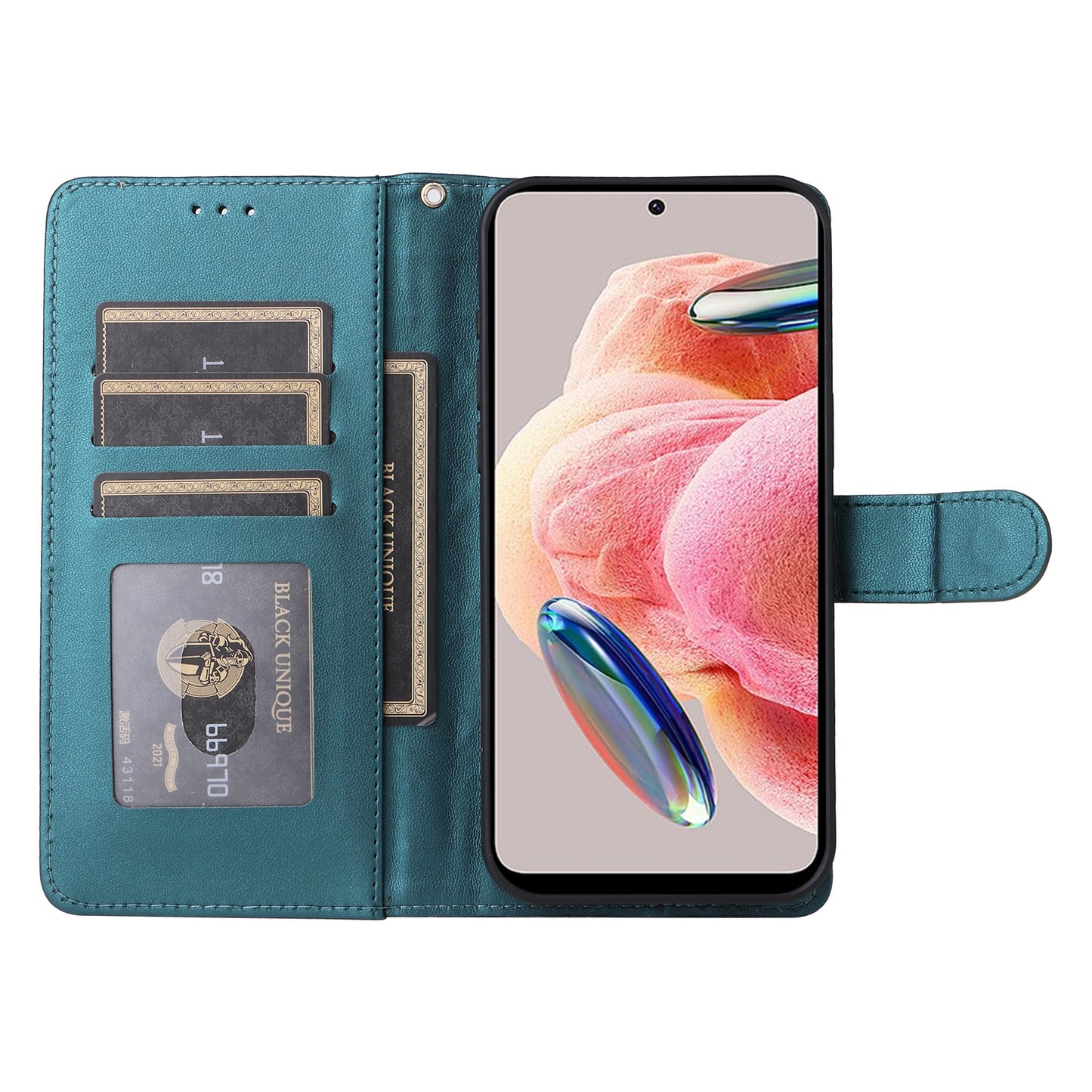 Xiaomi Redmi Note 12 4G Diamond Lattice Leather Flip Phone Case - Durable and Convenient Holder with Precision Cutouts