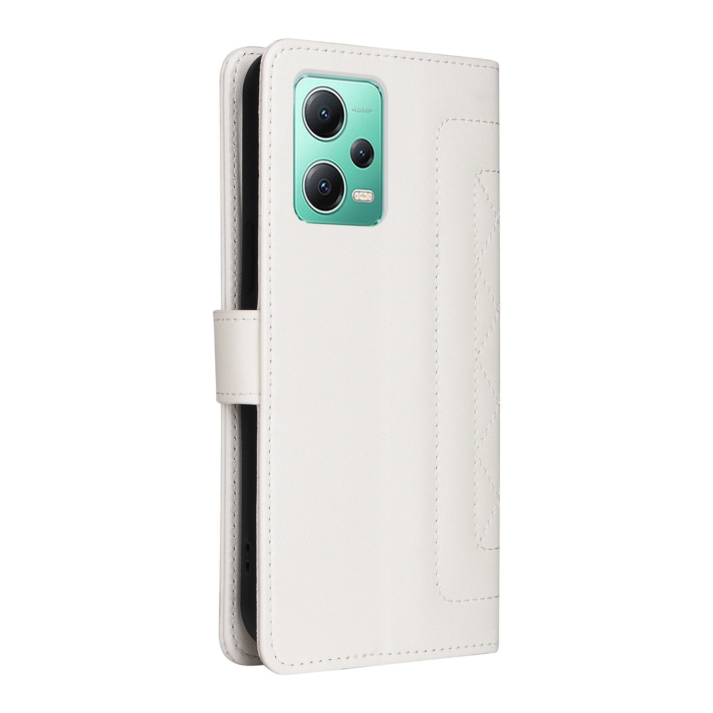 Xiaomi Redmi Note 12 5G / Poco X5 Diamond Lattice Leather Flip Phone Case - Durable and Convenient Holder with Precision Cutouts