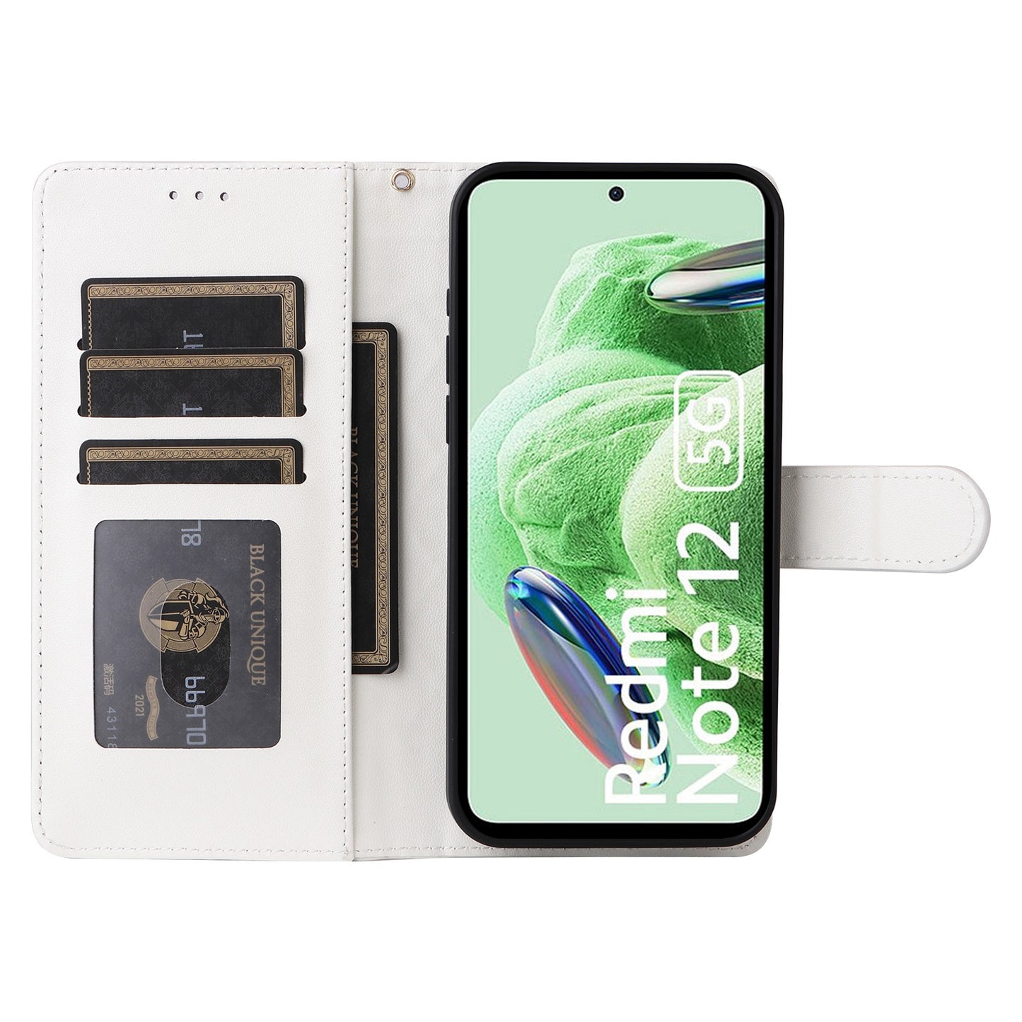 Xiaomi Redmi Note 12 5G / Poco X5 Diamond Lattice Leather Flip Phone Case - Durable and Convenient Holder with Precision Cutouts