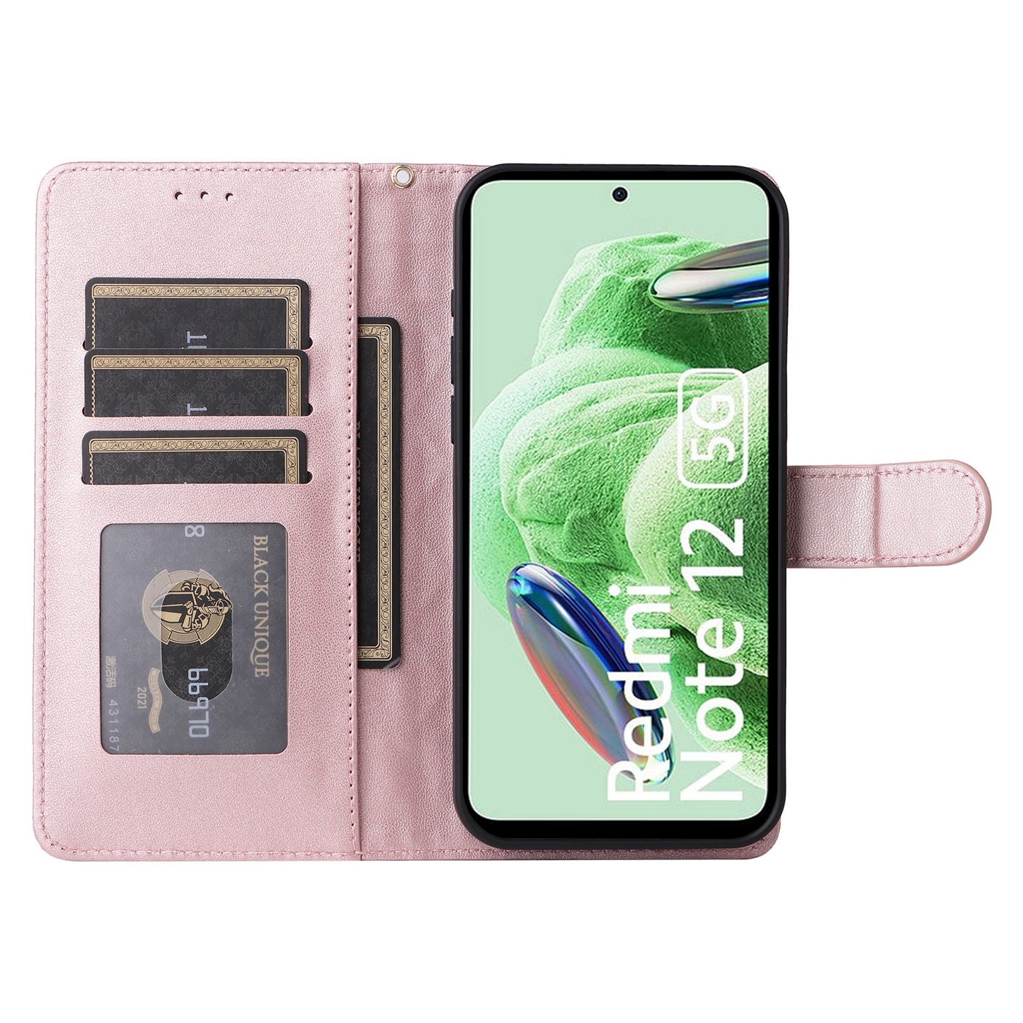 Xiaomi Redmi Note 12 5G / Poco X5 Diamond Lattice Leather Flip Phone Case - Durable and Convenient Holder with Precision Cutouts