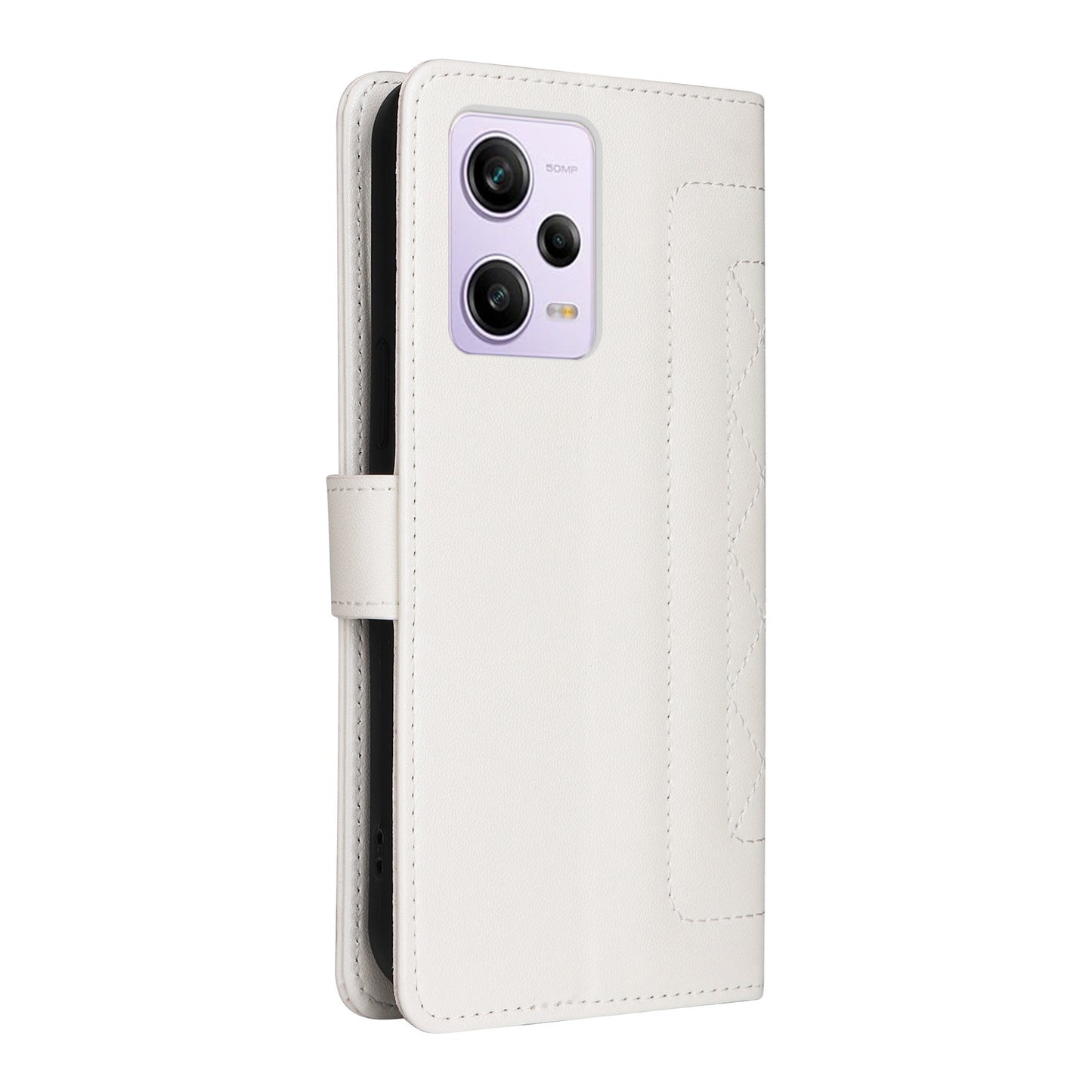 Xiaomi Redmi Note 12 Pro 5G Diamond Lattice Leather Flip Phone Case - Durable and Convenient Holder with Precision Cutouts