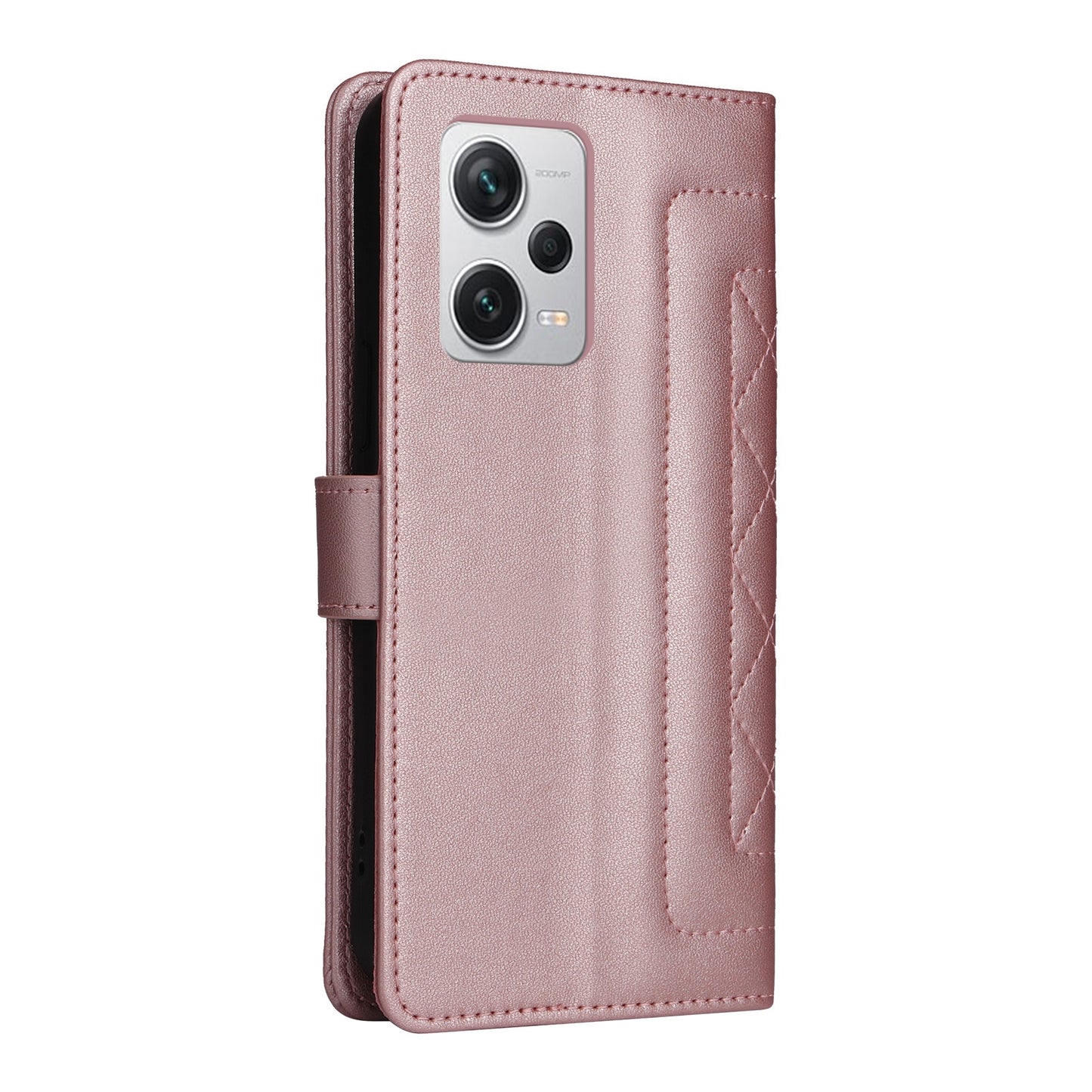 Xiaomi Redmi Note 12 Pro+ Diamond Lattice Leather Flip Phone Case - Durable and Convenient Holder with Precision Cutouts