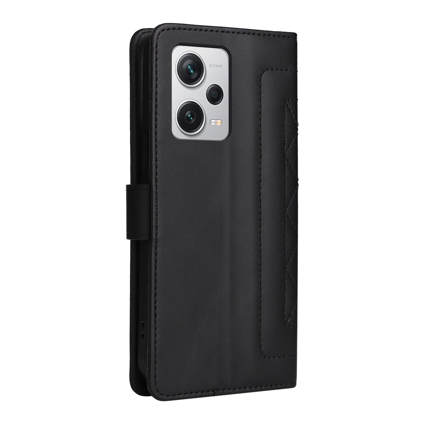 Xiaomi Redmi Note 12 Pro+ Diamond Lattice Leather Flip Phone Case - Durable and Convenient Holder with Precision Cutouts