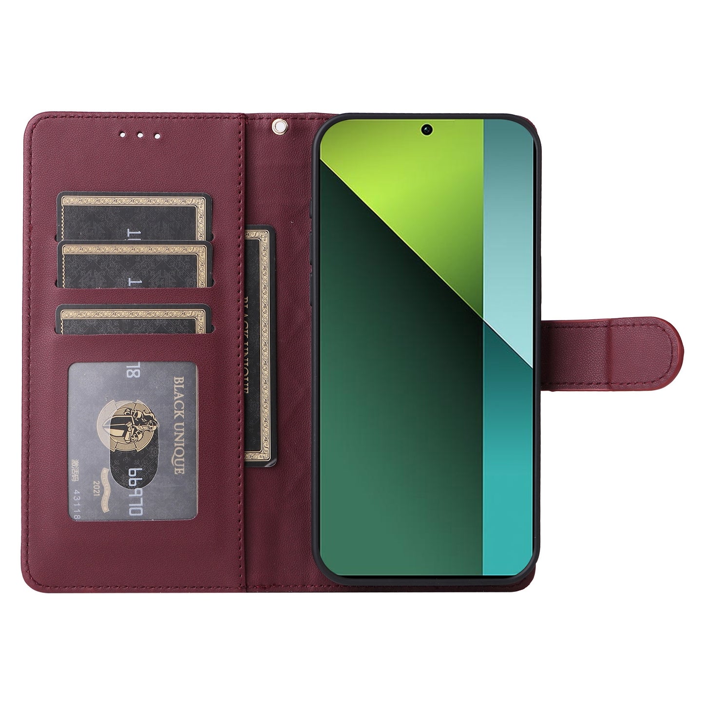 Xiaomi Redmi Note 13 Pro 5G Diamond Lattice Leather Flip Phone Case - Durable and Convenient Holder with Precision Cutouts
