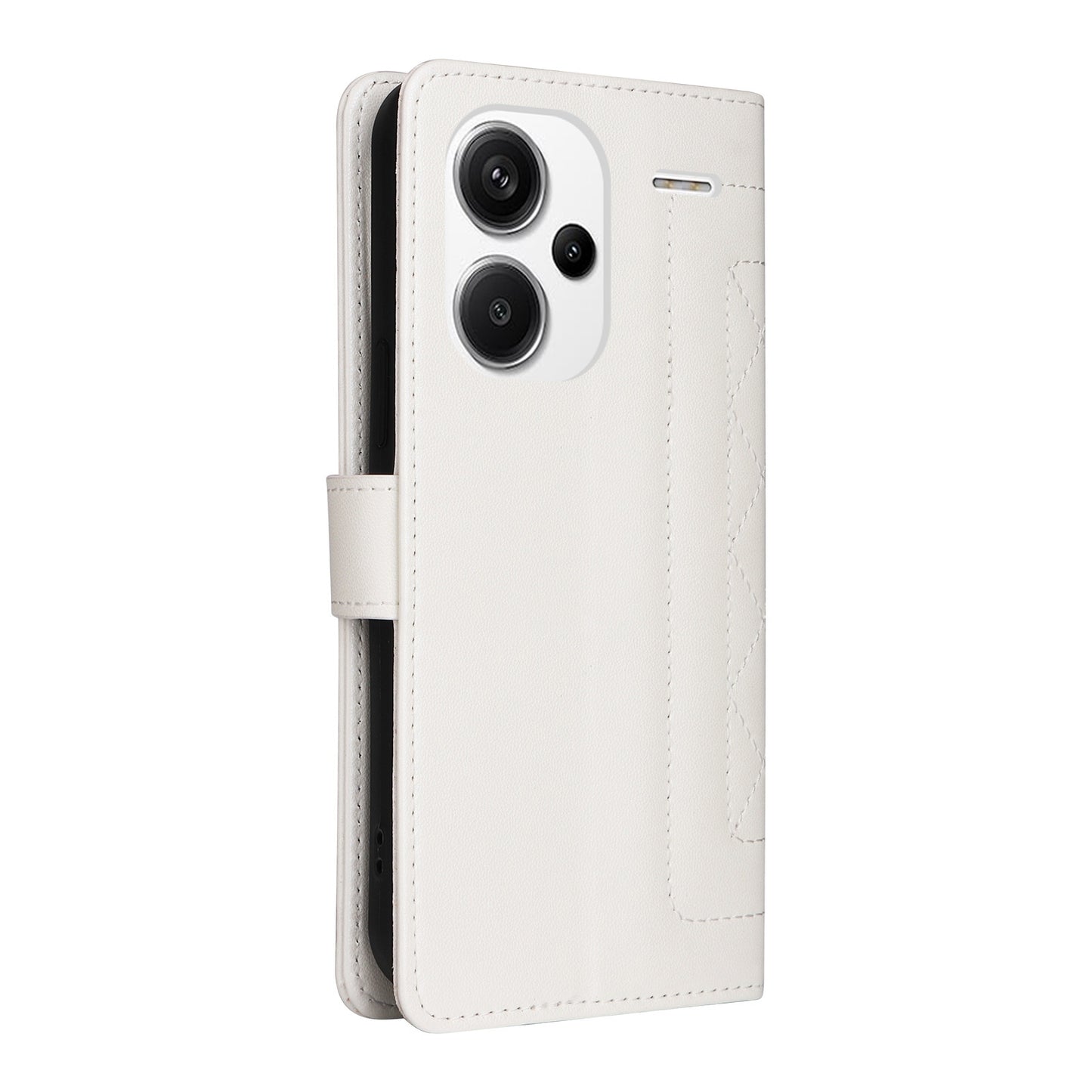 Xiaomi Redmi Note 13 Pro+ 5G Diamond Lattice Leather Flip Phone Case - Durable and Convenient Holder with Precision Cutouts