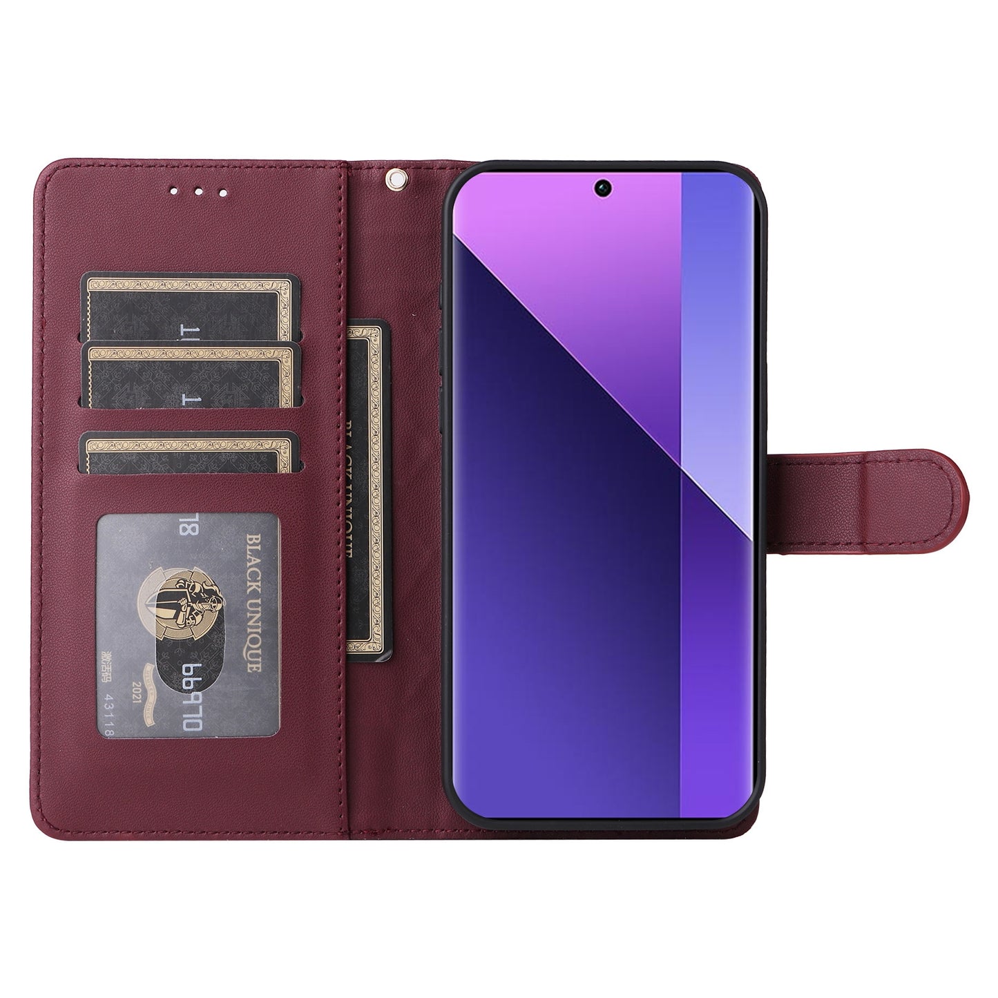Xiaomi Redmi Note 13 Pro+ 5G Diamond Lattice Leather Flip Phone Case - Durable and Convenient Holder with Precision Cutouts