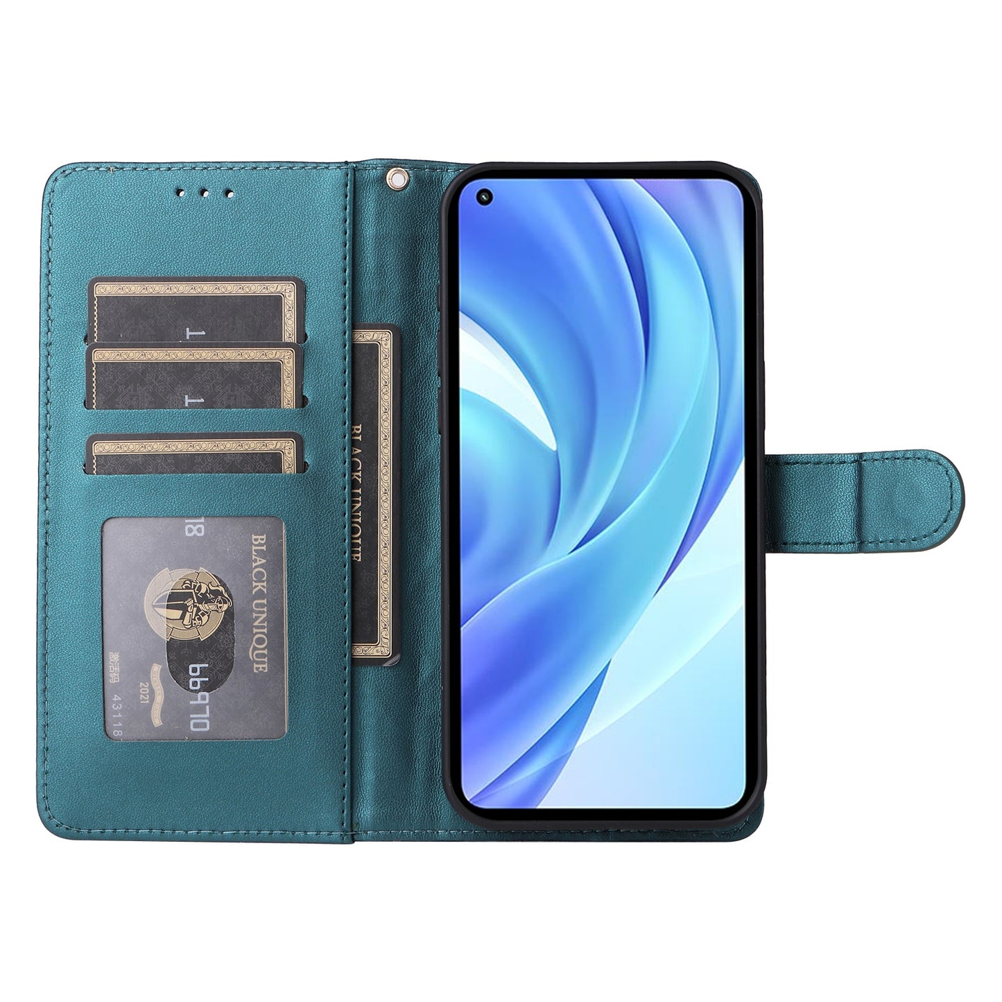 Xiaomi Mi 11 Lite Diamond Lattice Leather Flip Phone Case - Durable and Convenient Holder with Precision Cutouts