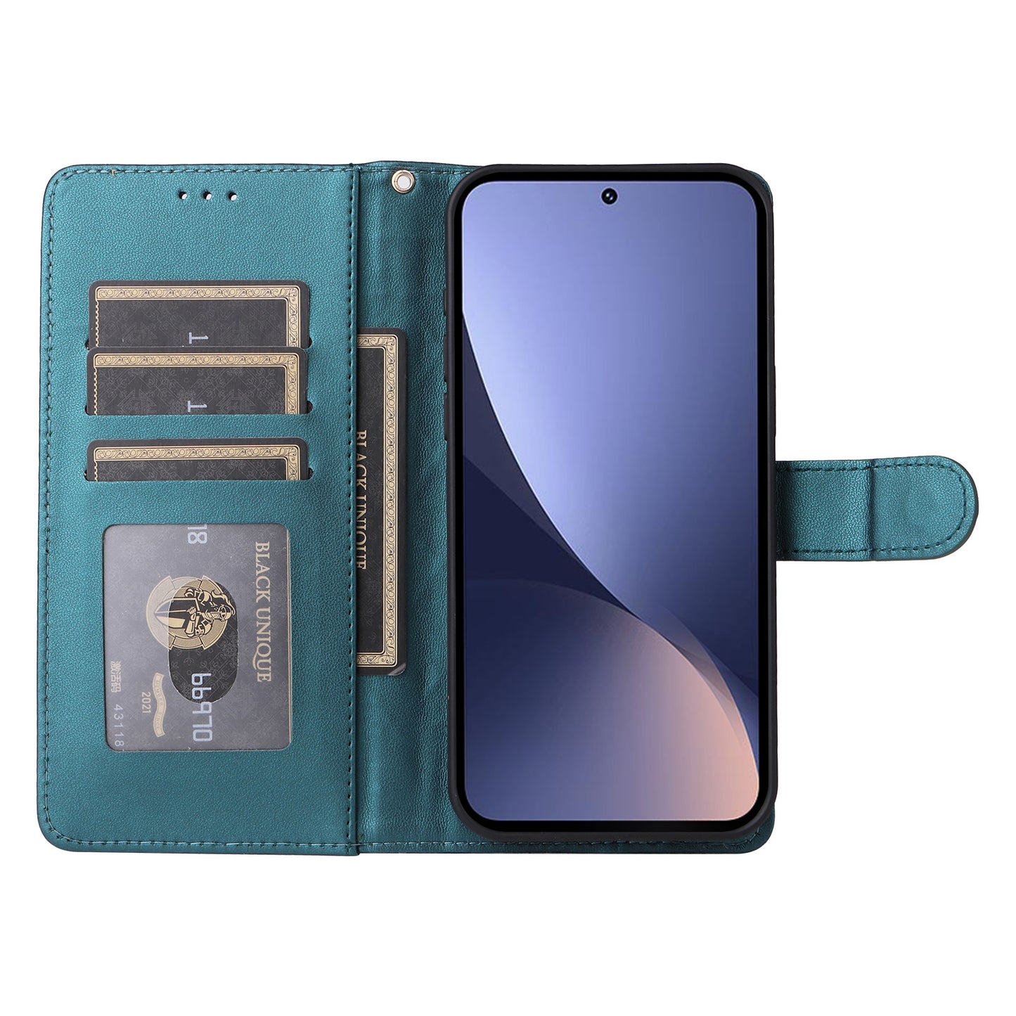 Xiaomi 12 / 12X Diamond Lattice Leather Flip Phone Case - Durable and Convenient Holder with Precision Cutouts