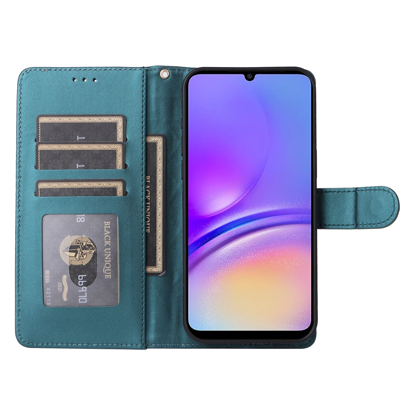 Samsung Galaxy A05 Diamond Lattice Leather Flip Phone Case - Durable and Convenient Holder with Precision Cutouts